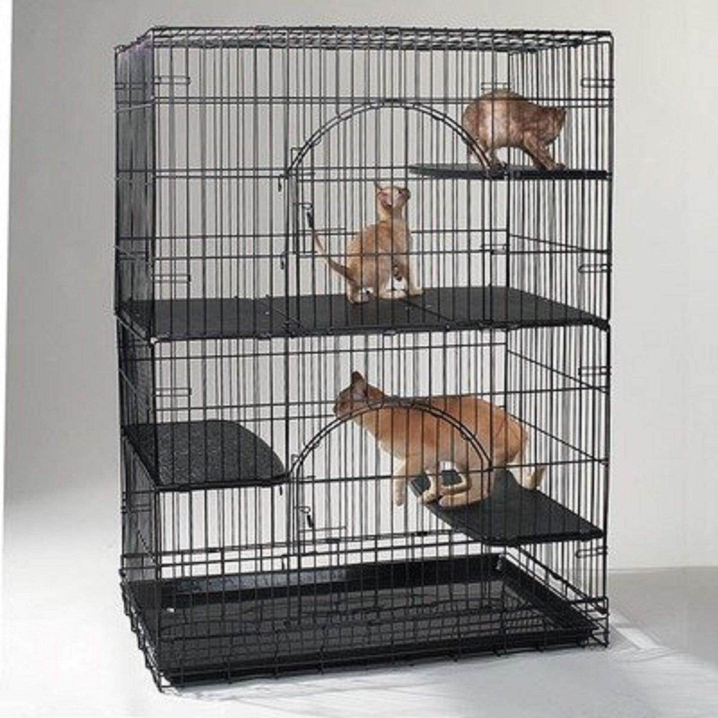 Pro Select Plataforma plástica para jaula de gato, juego de 3