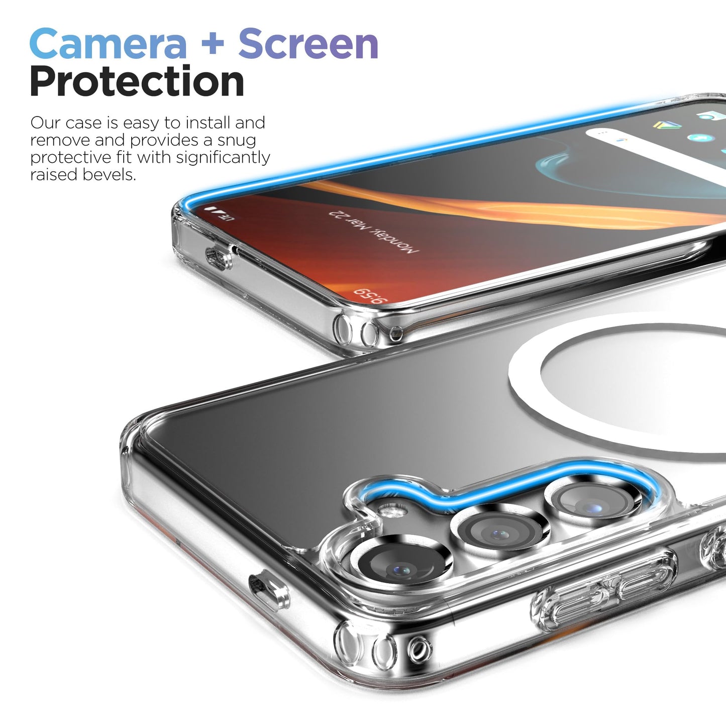 Funda para Samsung Galaxy S24 Plus Encased Cristalina Compatible con MagSafe