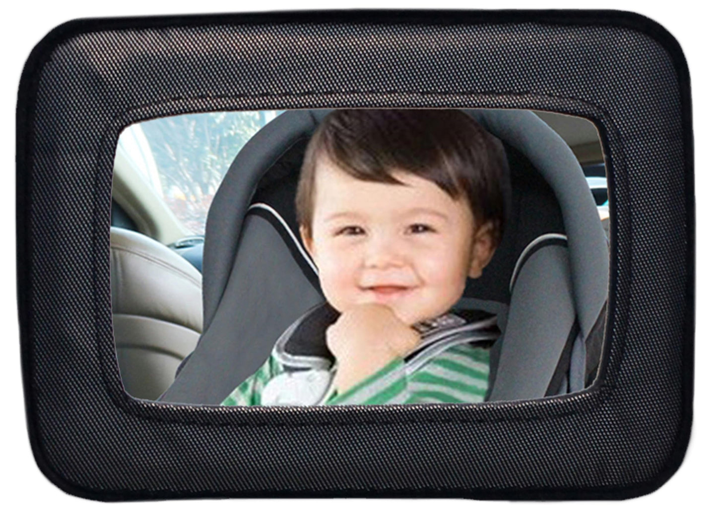 Dreambaby Espejo Retrovisor para Bebé en Auto, Espejo para Asiento Trasero para Vigilar al Bebé, Fácil Instalación, 30 x 24 cm