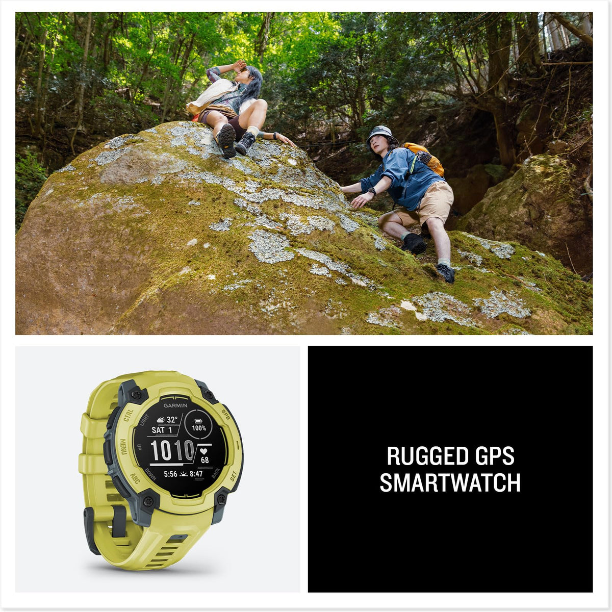 Reloj Garmin Instinct Electric Lime 45 mm