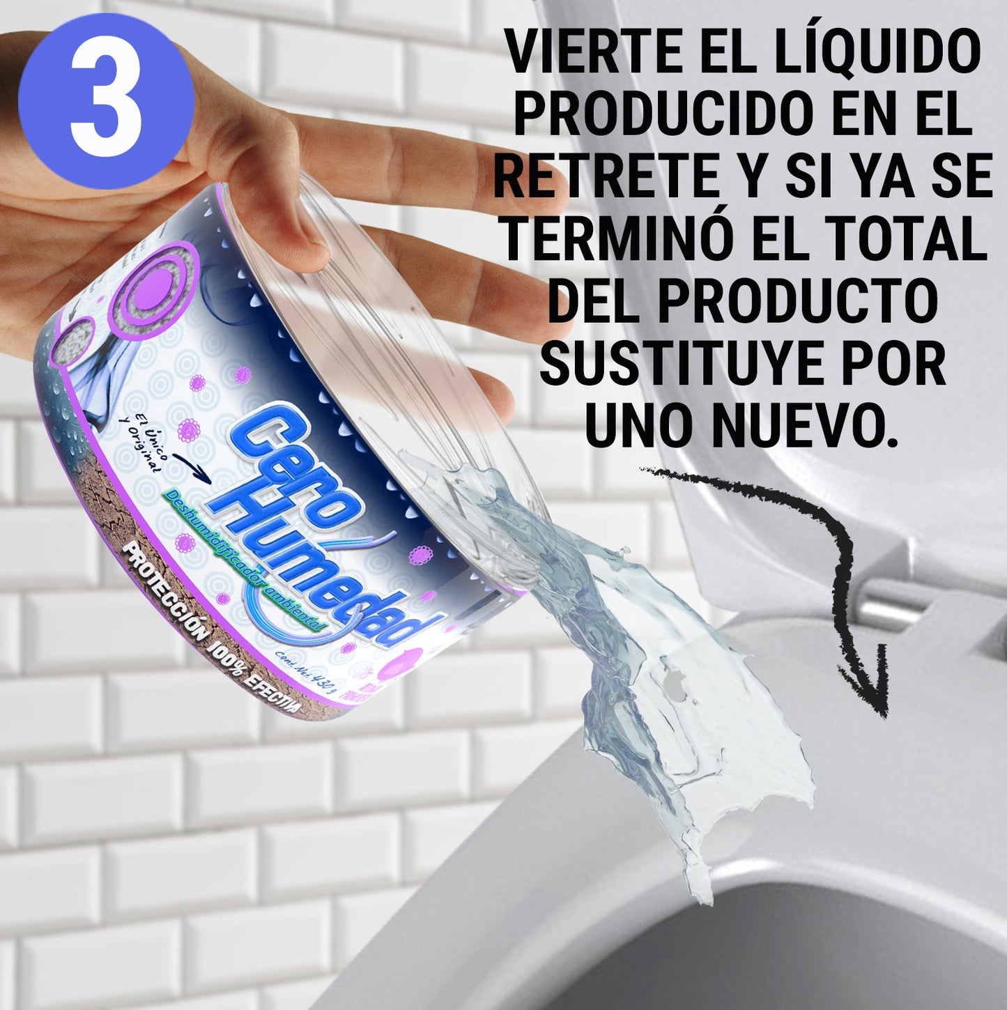 Cero Humedad | Paquete 2 | Incluye 2 Dry Hook de 450 grs. + 3 Deshumidificadores con aroma de 400 gr. + 1 Deshumidificador Saquitos + 1 Refrikleen Gratis.