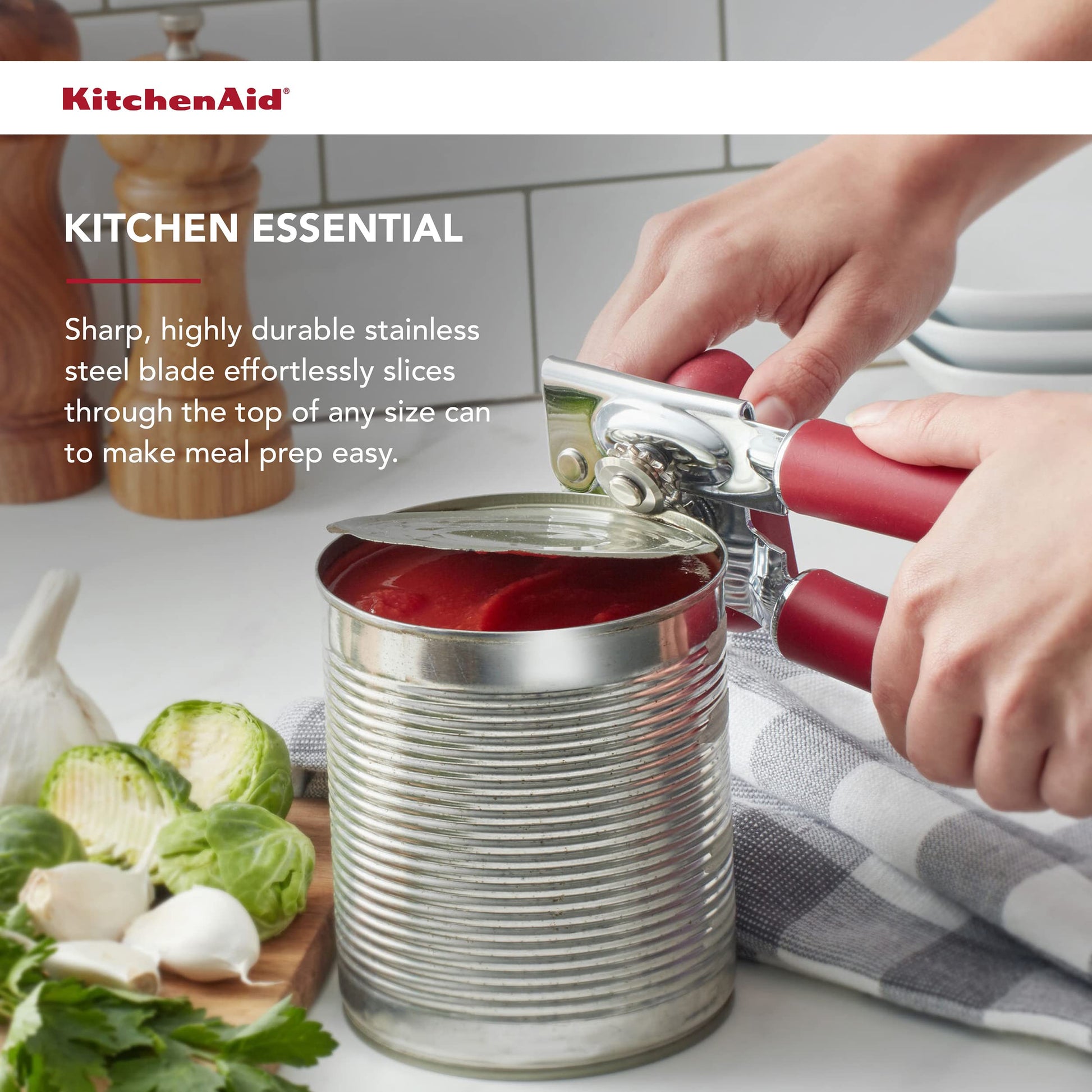 KitchenAid abrelatas, Rojo, 8 pulgadas, 1