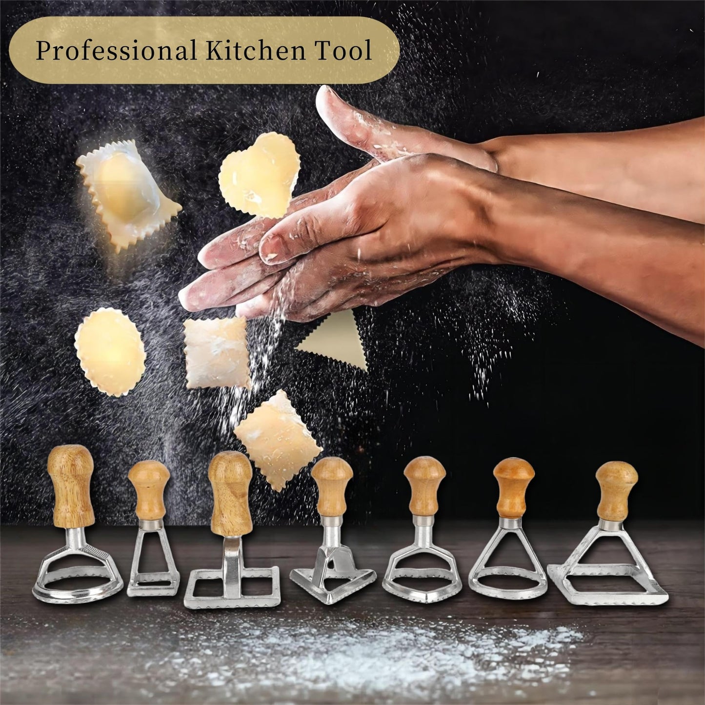 Cortador para Ravioles 7 Unids Moldes en Pastelería para Cocina