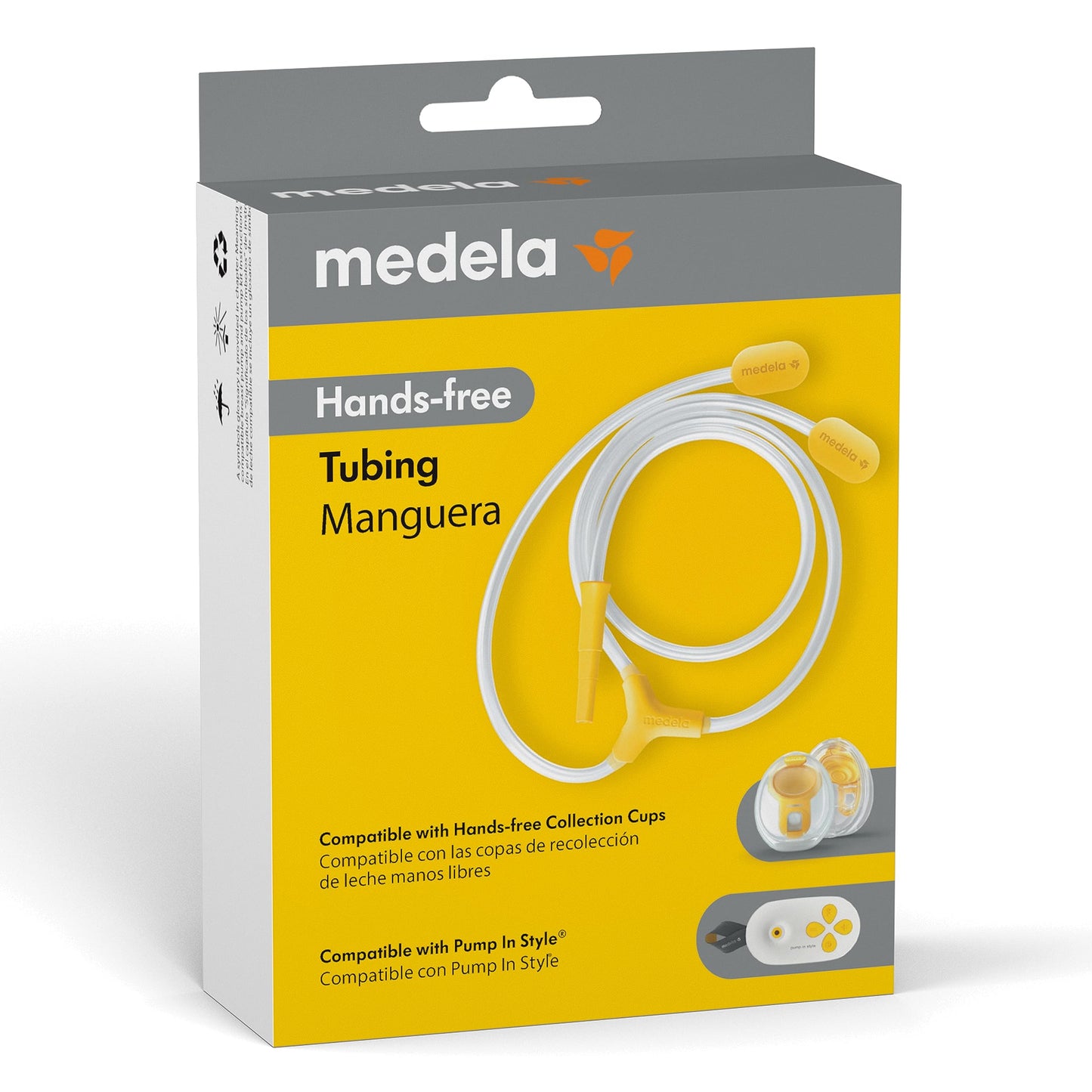 Manguera de Plástico Transparente para Extractor Eléctrico Manos Libres de Medela | Repuesto Auténtico | 1 Pieza | Compatible con modelo Pump in Style