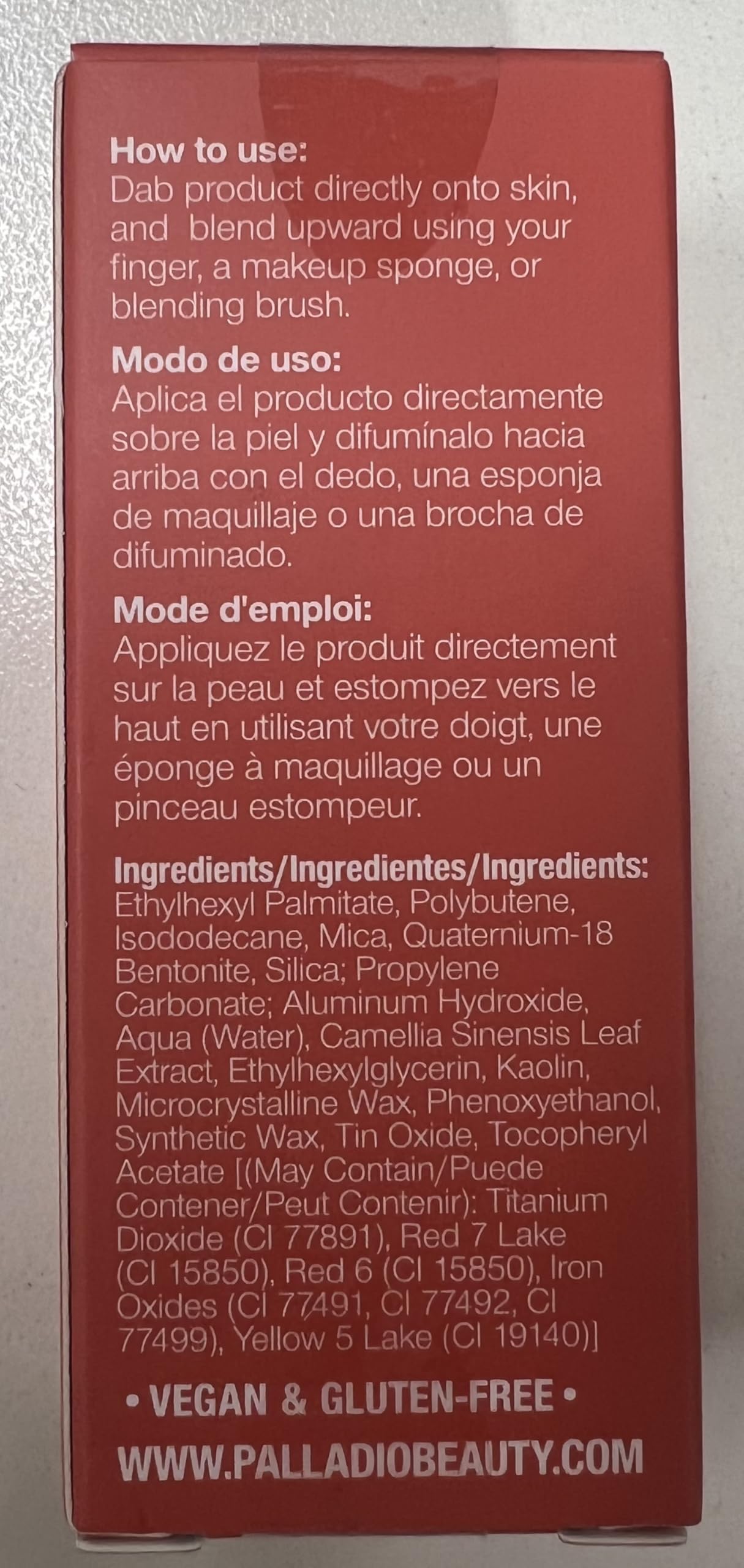 Palladio Rubor Líquido para Mejillas y Labios 2 en 1 Maquillaje, Rubor Facial, Fórmula Liviana en Crema, Resistente a Manchas, Rubor Pigmentado de Larga Duración, Acabado Radiante, Sunny Coral