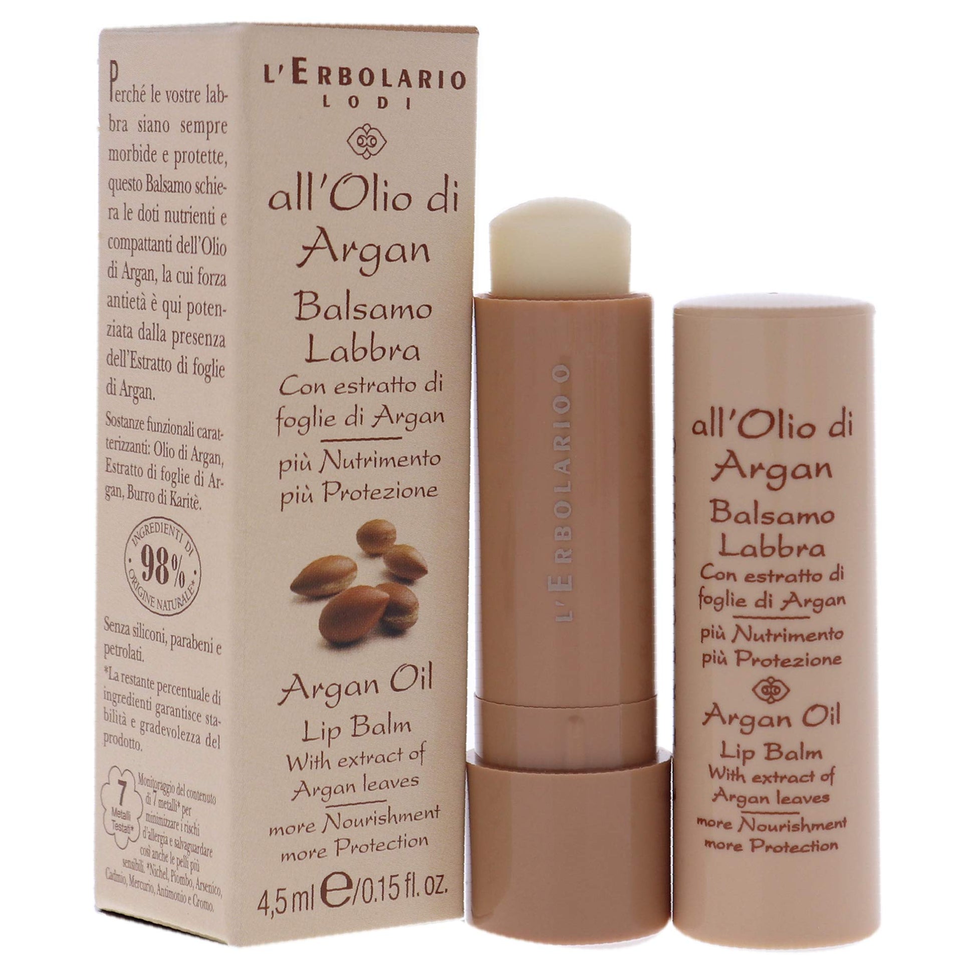 Olio di Argan (Argan Oil) Lip Balm by L'Erbolario Lodi by L'Erbolario Lodi