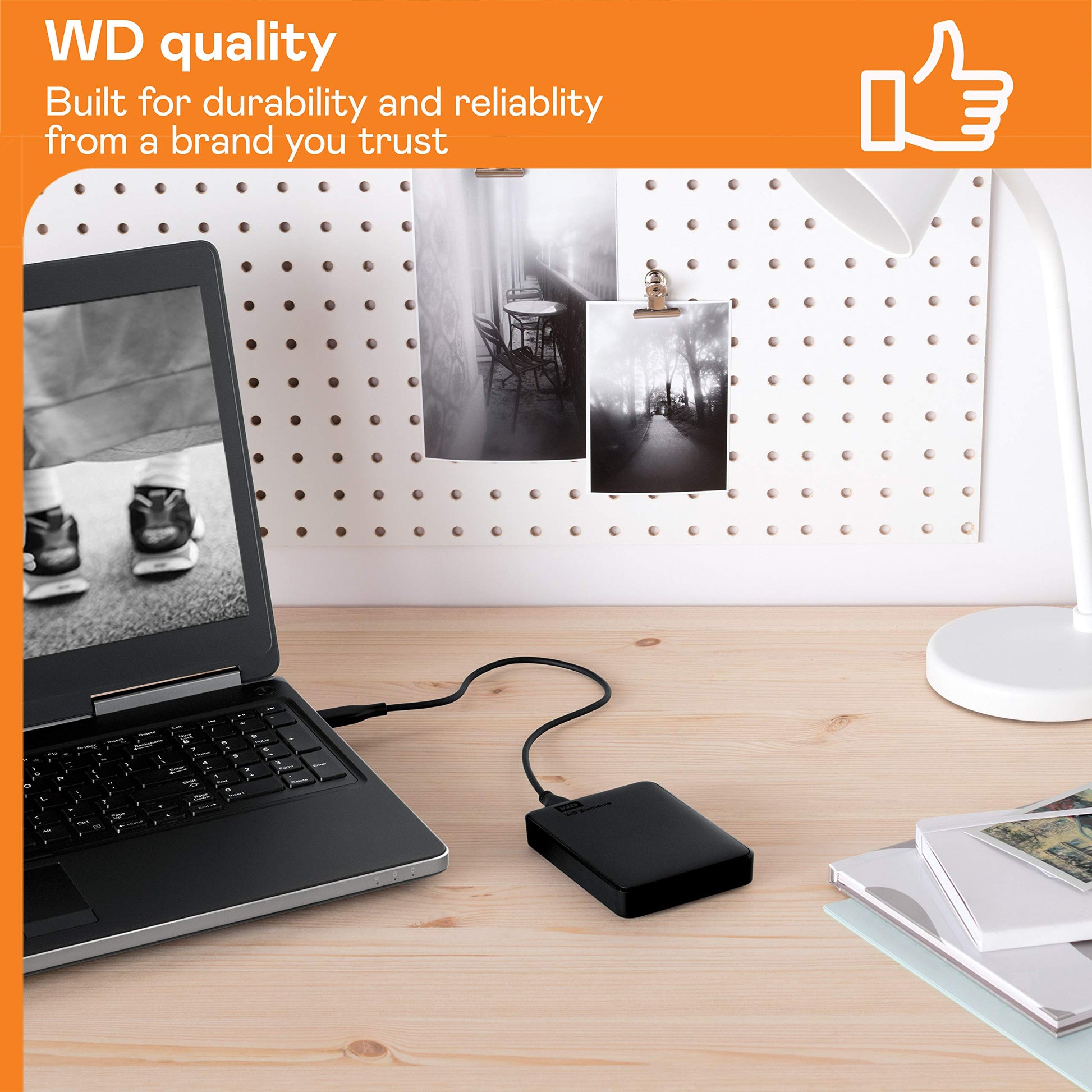Disco Duro Externo Portátil WD 5TB USB 3.0 Negro Elements