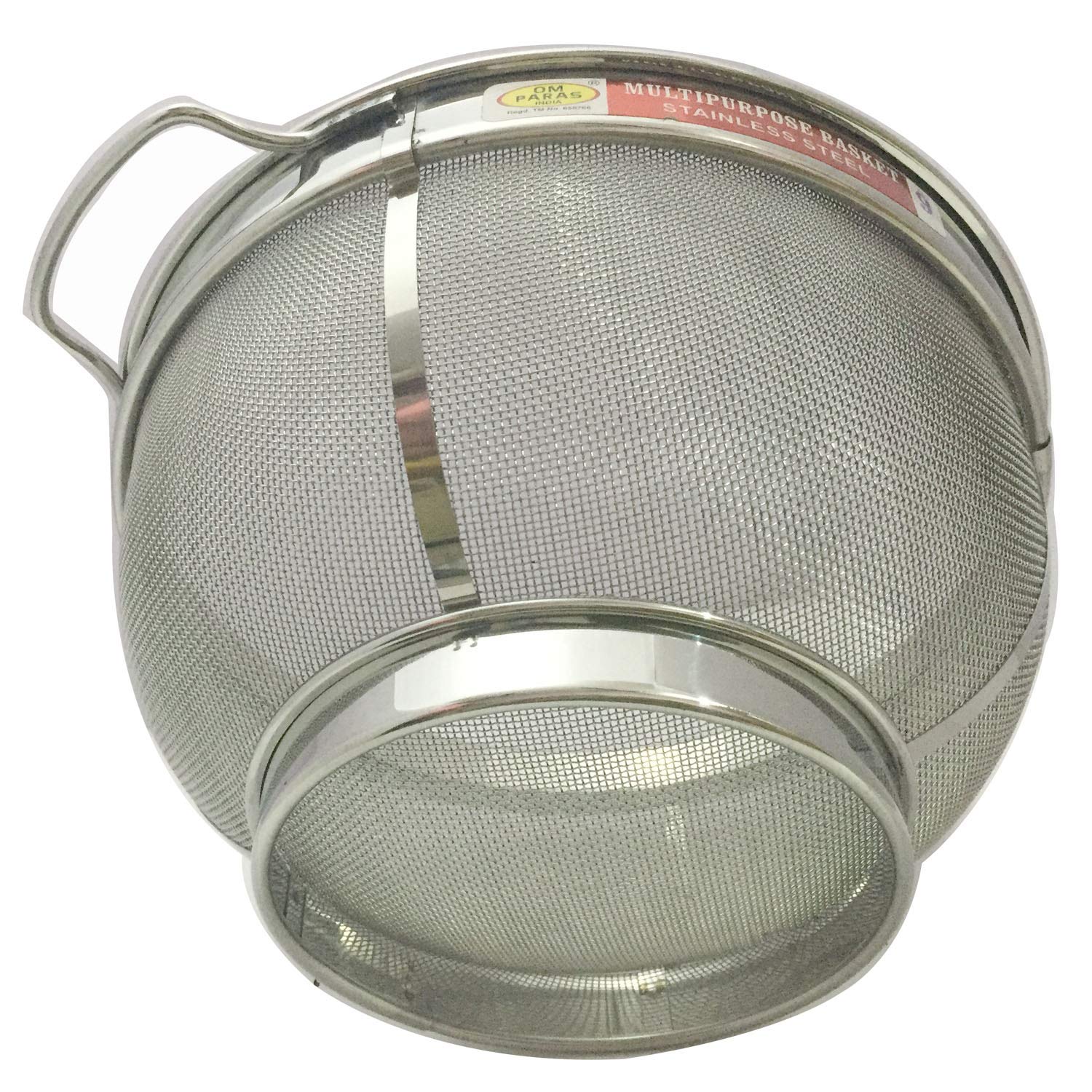 GD Colador Multiusos de Acero Inoxidable, Bowl de 9 Pulgadas de Longitud y Ancho, 4.5 Pulgadas de Altura