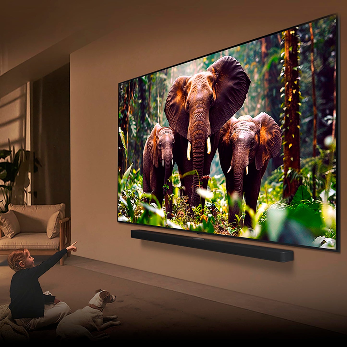 LG Pantalla 65 Pulgadas QNED EVO AI QNED85 4K Smart TV 2025