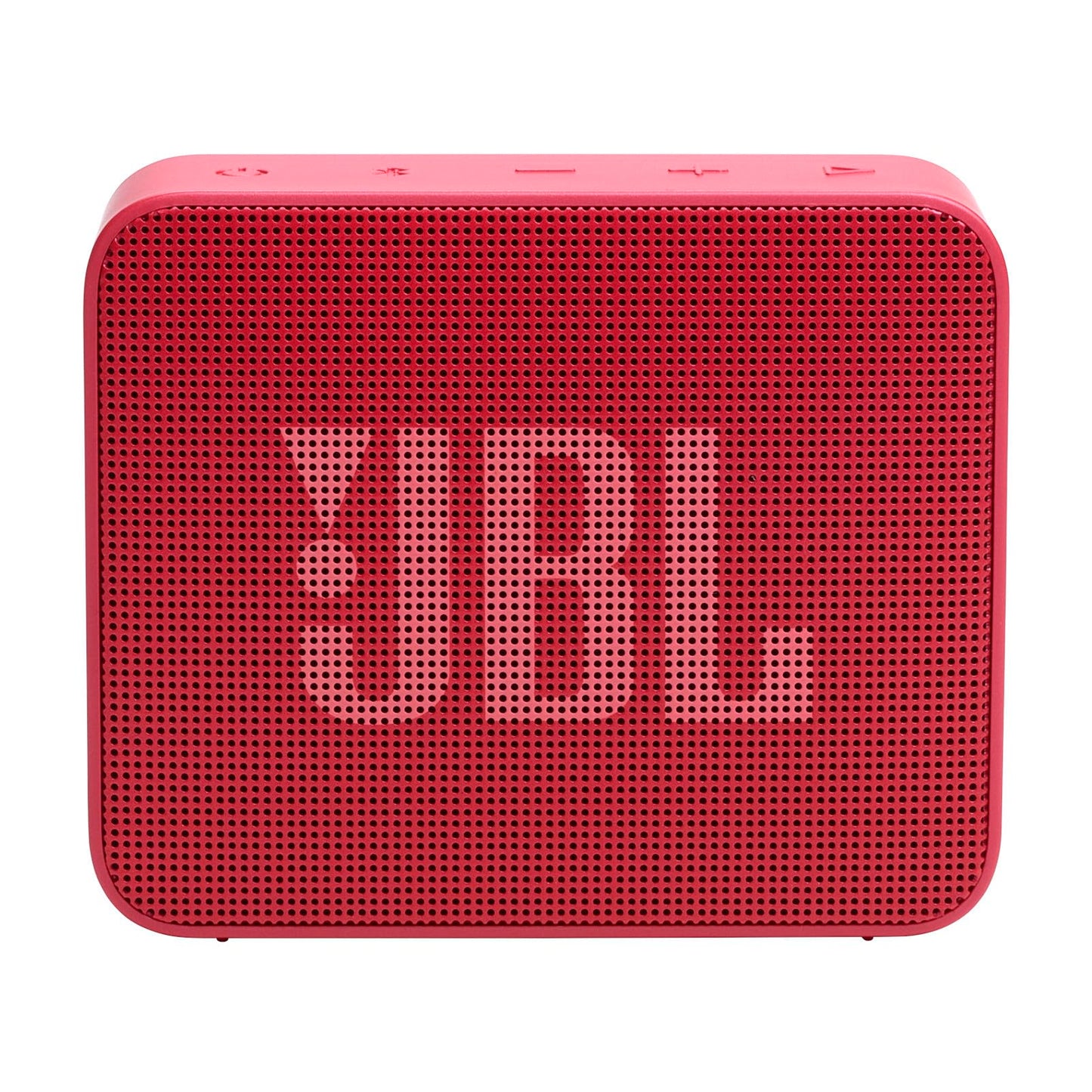JBL Go Essential 2, Altavoz Portátil Bluetooth, Color Negro, Resistente al Agua y Polvo IP67, Batería de 5 Horas, Carga USB-C (Rojo)