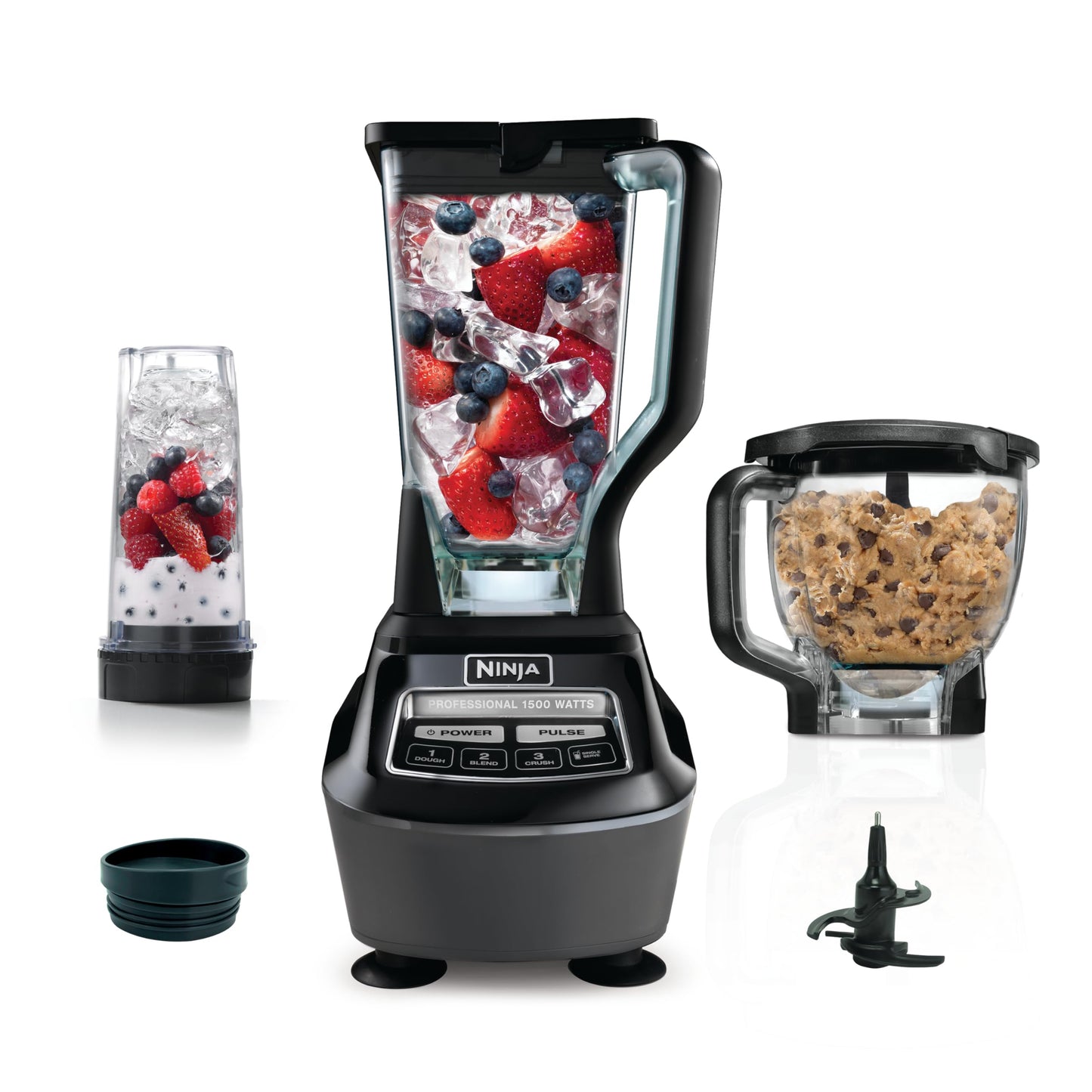 Sistema de Cocina 3 en 1 Ninja Licuadora XL y Personal más Procesador
