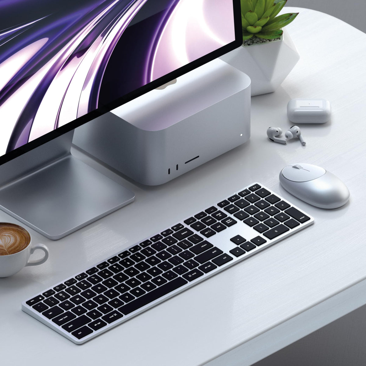 Teclado Bluetooth Satechi Plata Retroiluminado Slim X3