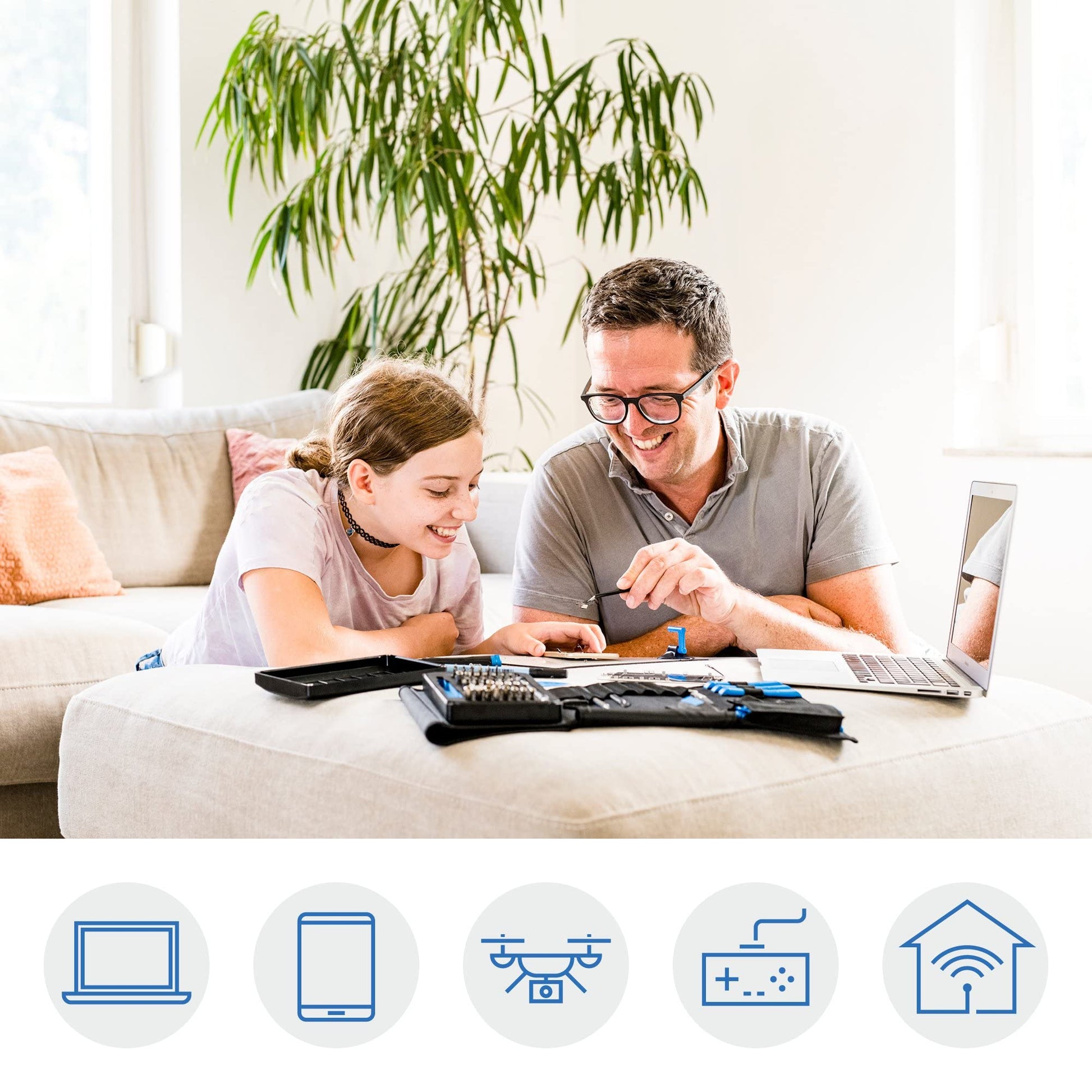 iFixit Pro Tech Toolkit - Kit de herramientas Pro Tech Reparar Móviles Smartphones, Portátiles y otros Electrónicos