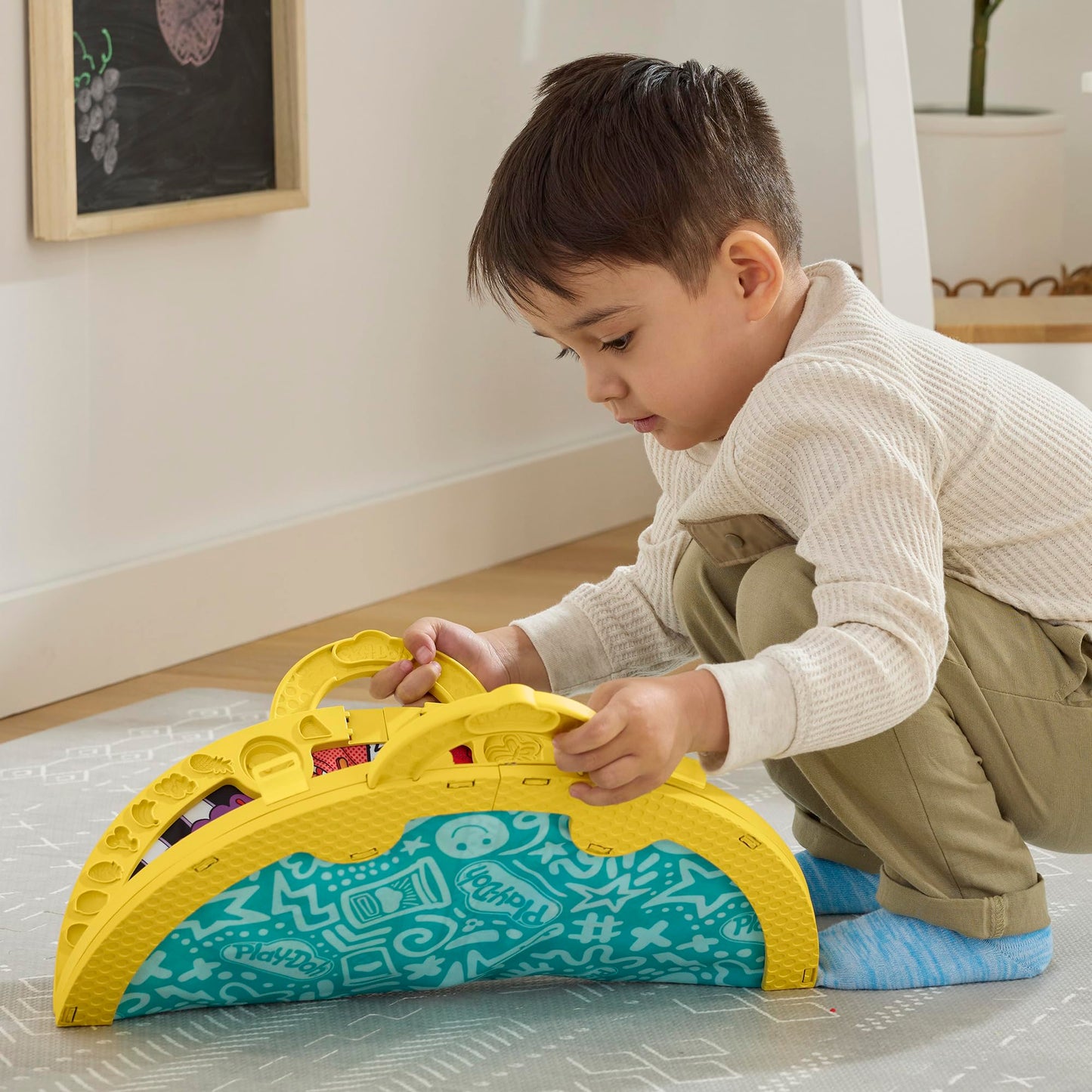 Set de Juego Portátil Play Doh con 19 Accesorios para Niños y Niñas