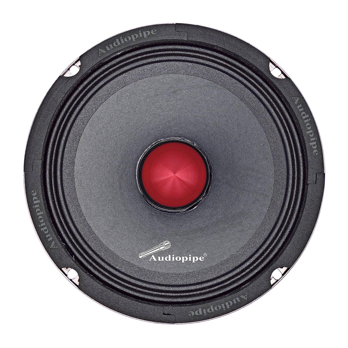 Altavoz Woofer Audiopipe Rojo 6" 200W Baja Frecuencia Media