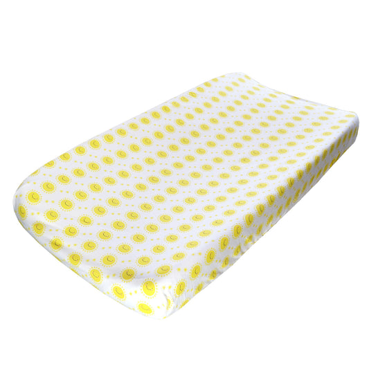 Hello Spud - Funda para cambiador de color amarillo, de algodón orgánico, súper suave
