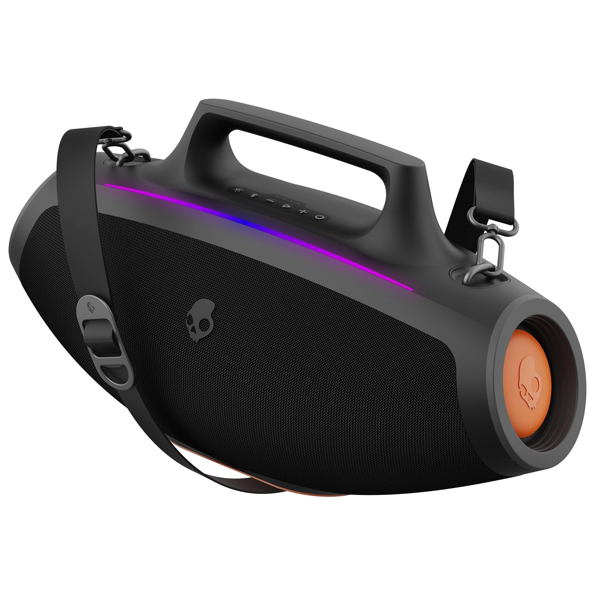 Skullcandy - Altavoz Bluetooth Boombox - Altavoz portátil inalámbrico Resistente al Agua, con Modo LED Lightshow, batería de 12 Horas, multienlace, Carga de Salida USB-C y USB-A