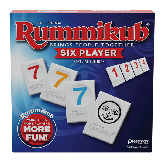 Juego De Azulejos Rummikub Pressman Azul Edición Seis Jugadores