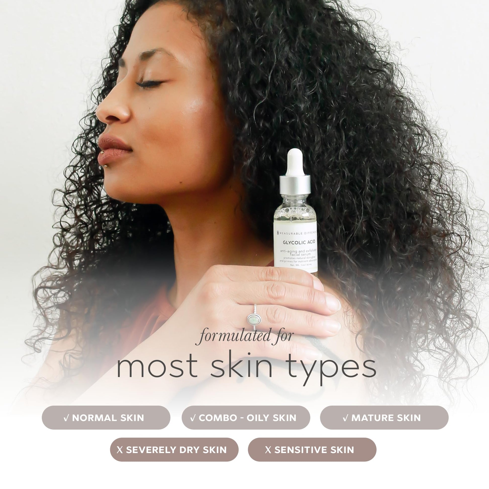 Measurable Difference Glycolic Acid Face Serum, 1 Fluid Ounce