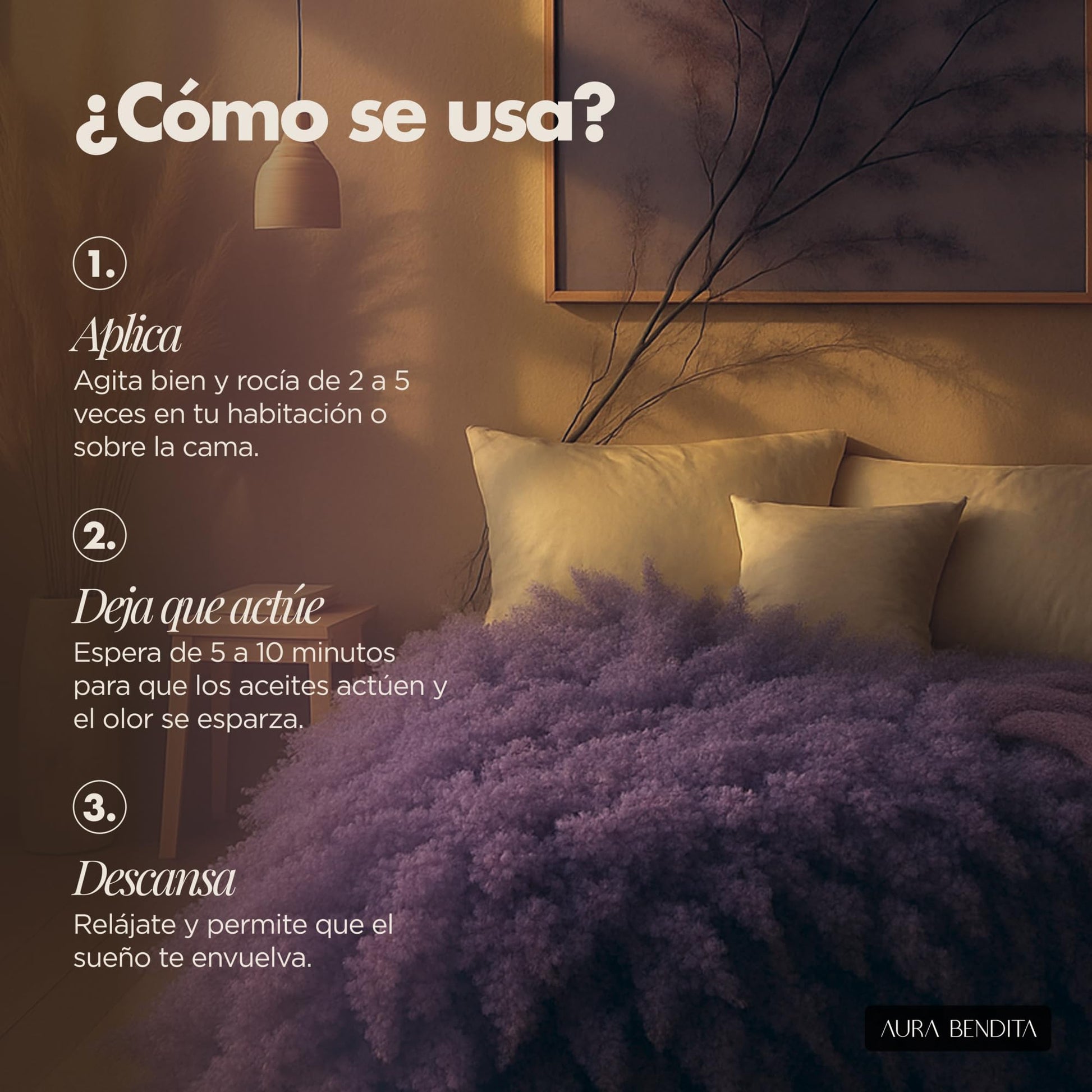 Spray Para Dormir Aura Bendita Lavanda y Mandarina Dreamcatcher