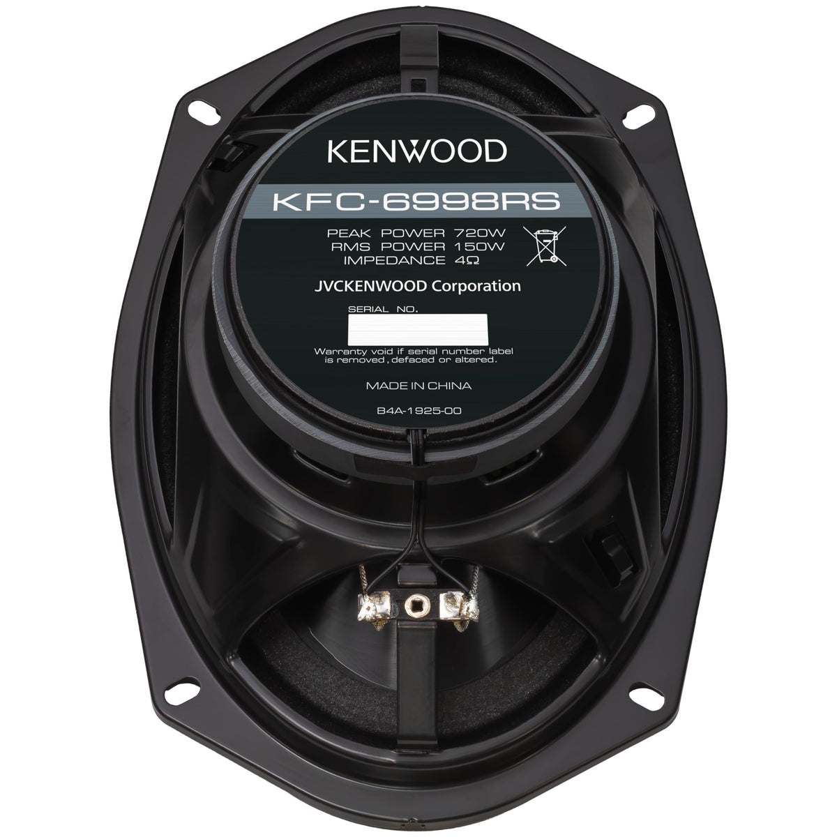 Altavoces para Coche Kenwood 5 Vías Negro con Cono de Polipropileno y Potencia 720 W