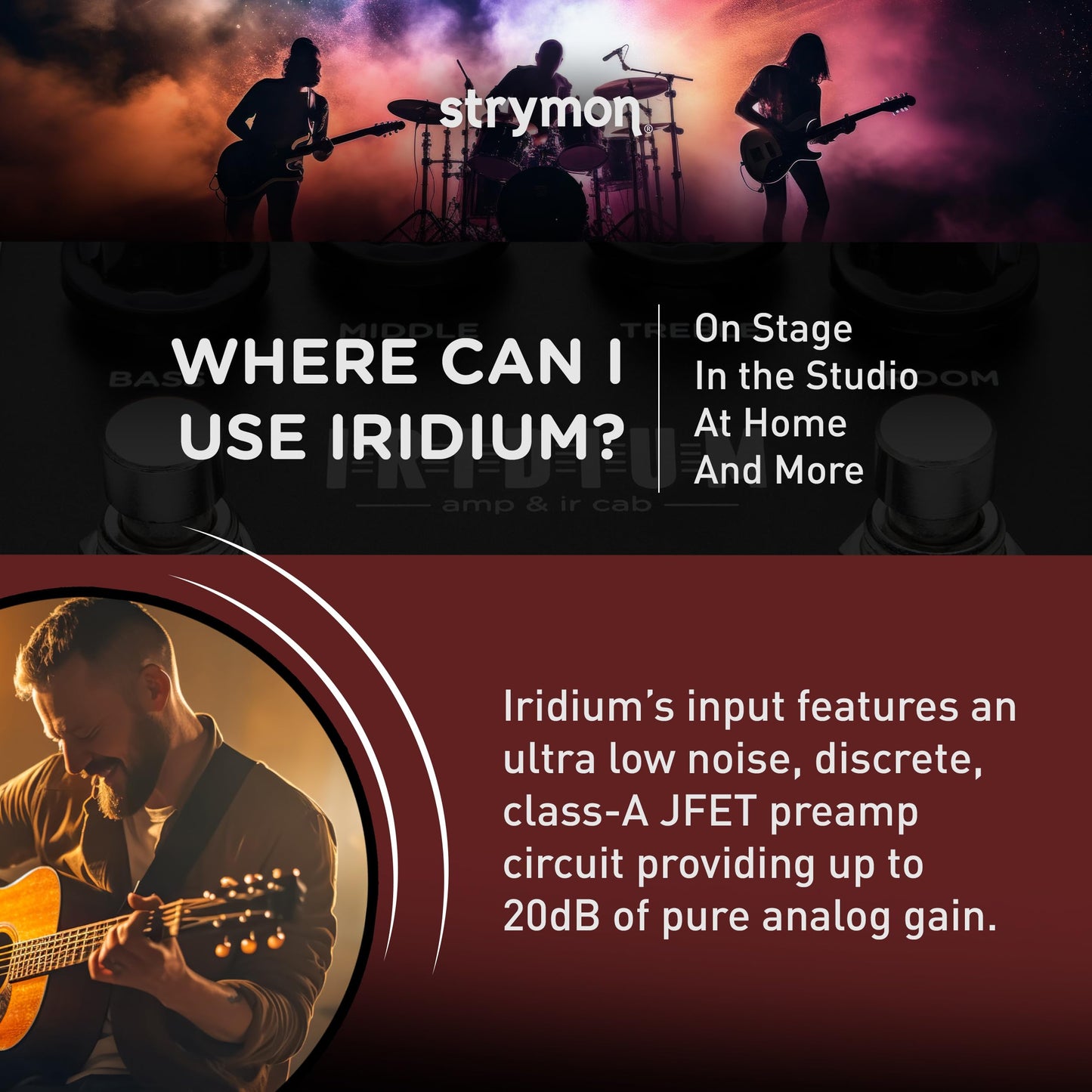 Pedal de Guitarra Strymon para Eléctrica y Acústica