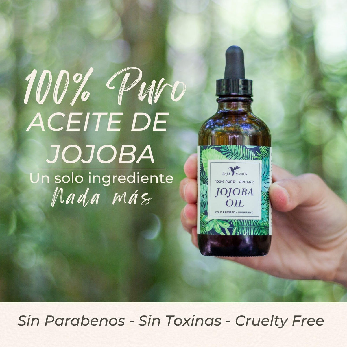 Aceite de Jojoba Puro Orgánico 30 ml – Aceite Natural para Rostro, Cabello, Piel y Uñas – Hidratante Facial y Corporal – Rico en Vitamina E – Antiedad – Unisex