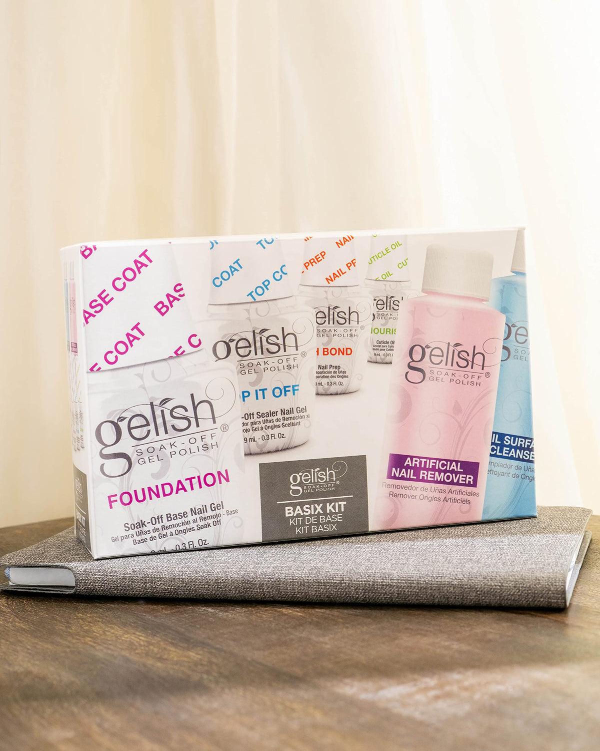 Gelish Mini Basix Gel Nail Polish Starter Kit