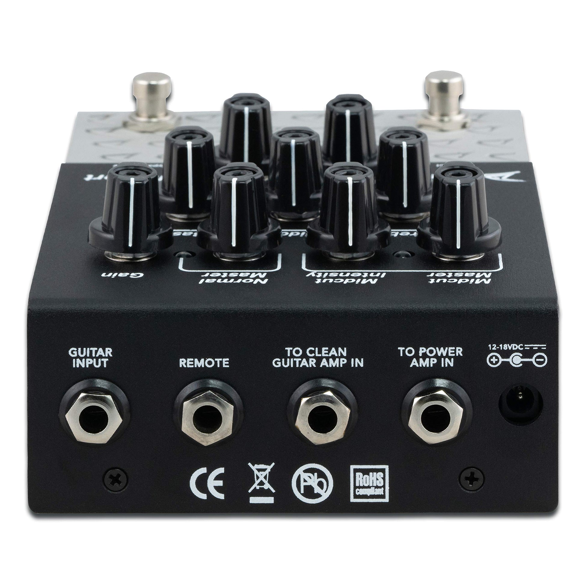 Diezel Herbert Pedal de efectos de guitarra de dos canales y preamplificador