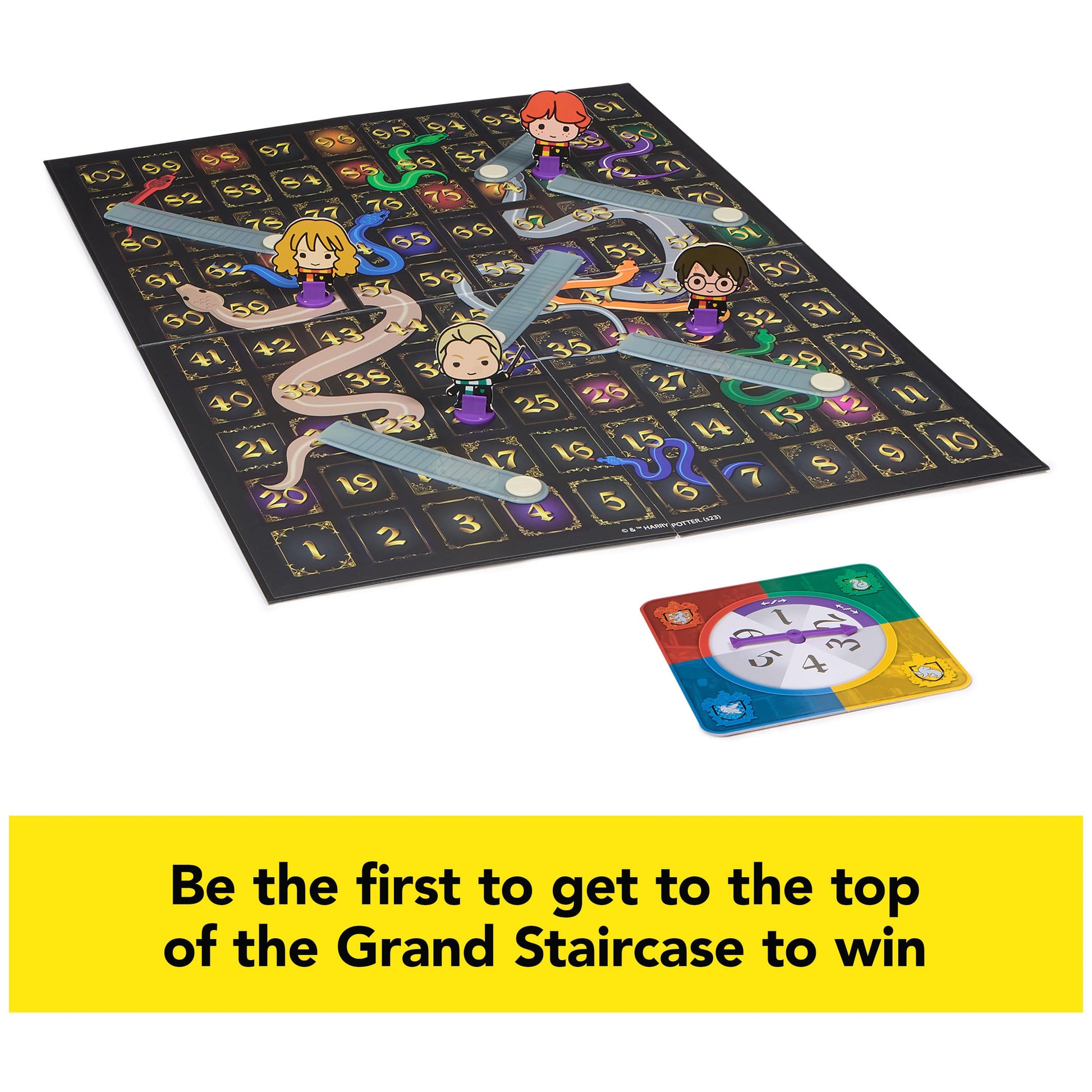 Juego Clásico Wizarding World of Harry Potter Serpents & Staircases para Toda la Familia