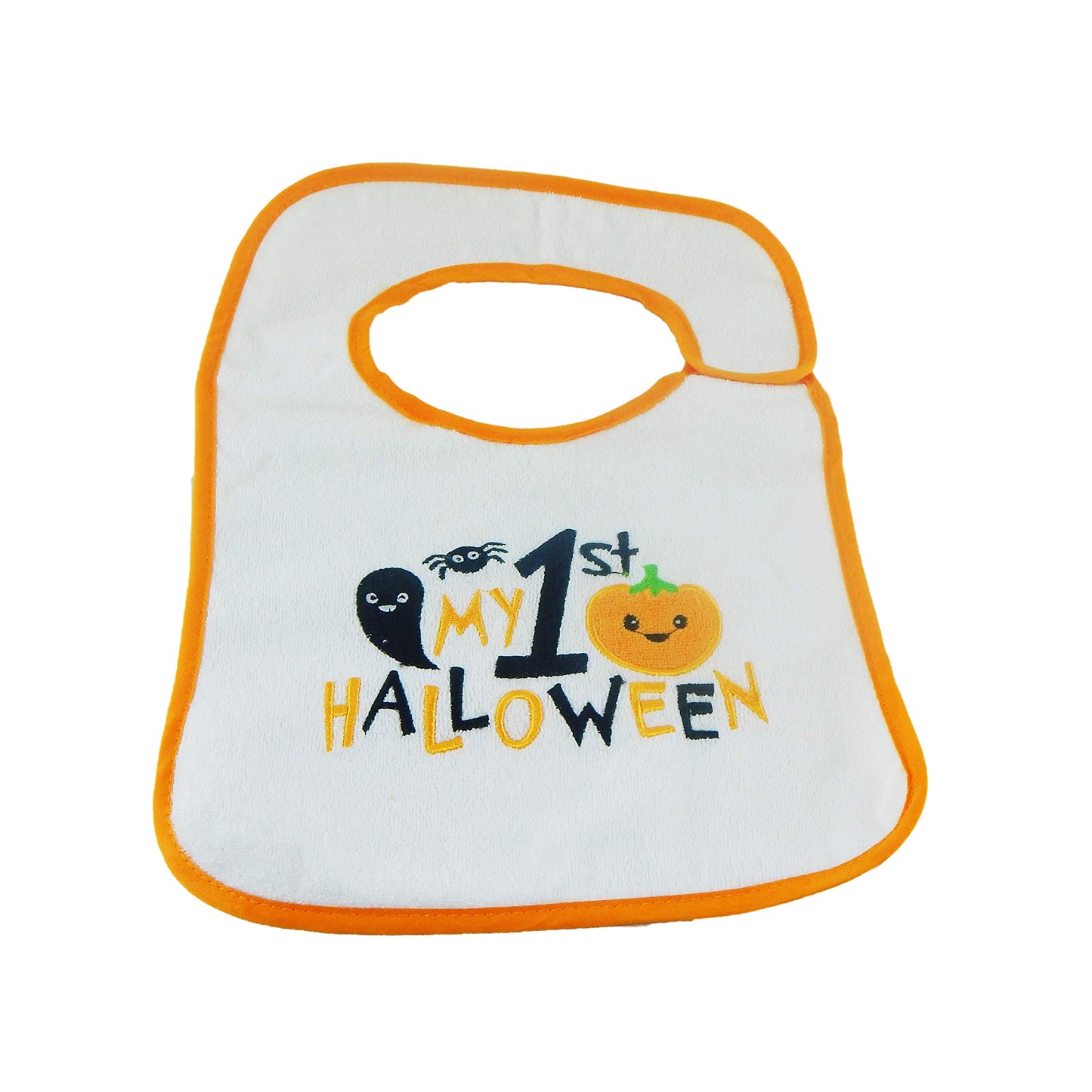 Hello Baby Wonder Baby's First - Juego de baberos de Halloween y Acción de Gracias, paquete de 2