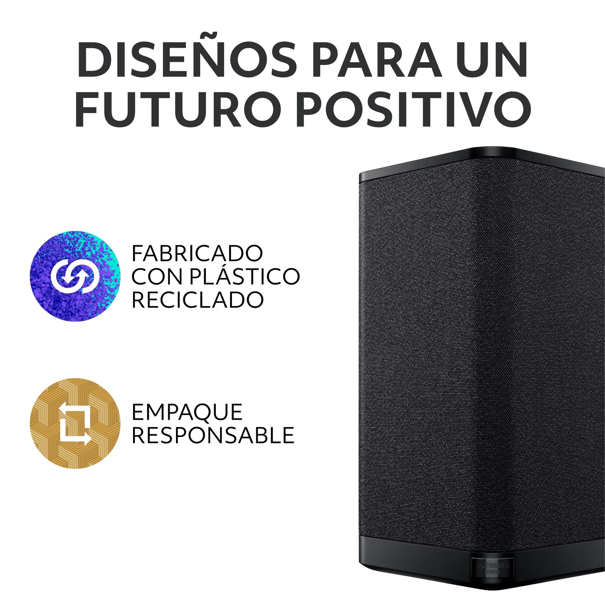 Ultimate Ears HYPERBOOM Bocina Bluetooth Portátil - Altavoz Inalámbrico Potente con Big Bass, Resistente al Agua IPX4, Alcance de 45m, Duración de Batería 24 Horas - Grafito