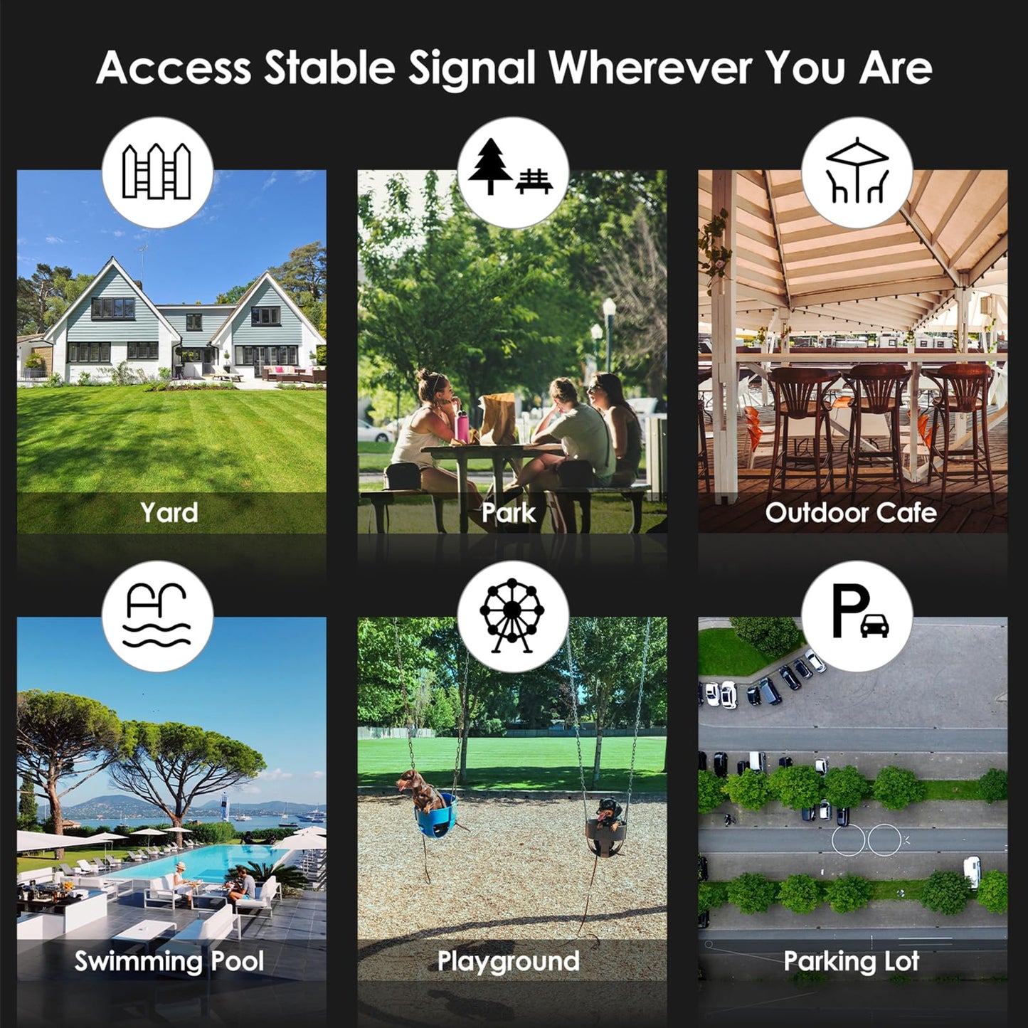 Punto de Acceso WAVLINK WiFi6 Blanco Doble Banda AX3000 para Exteriores con Antenas de Alta Ganancia y Gabinete IP67