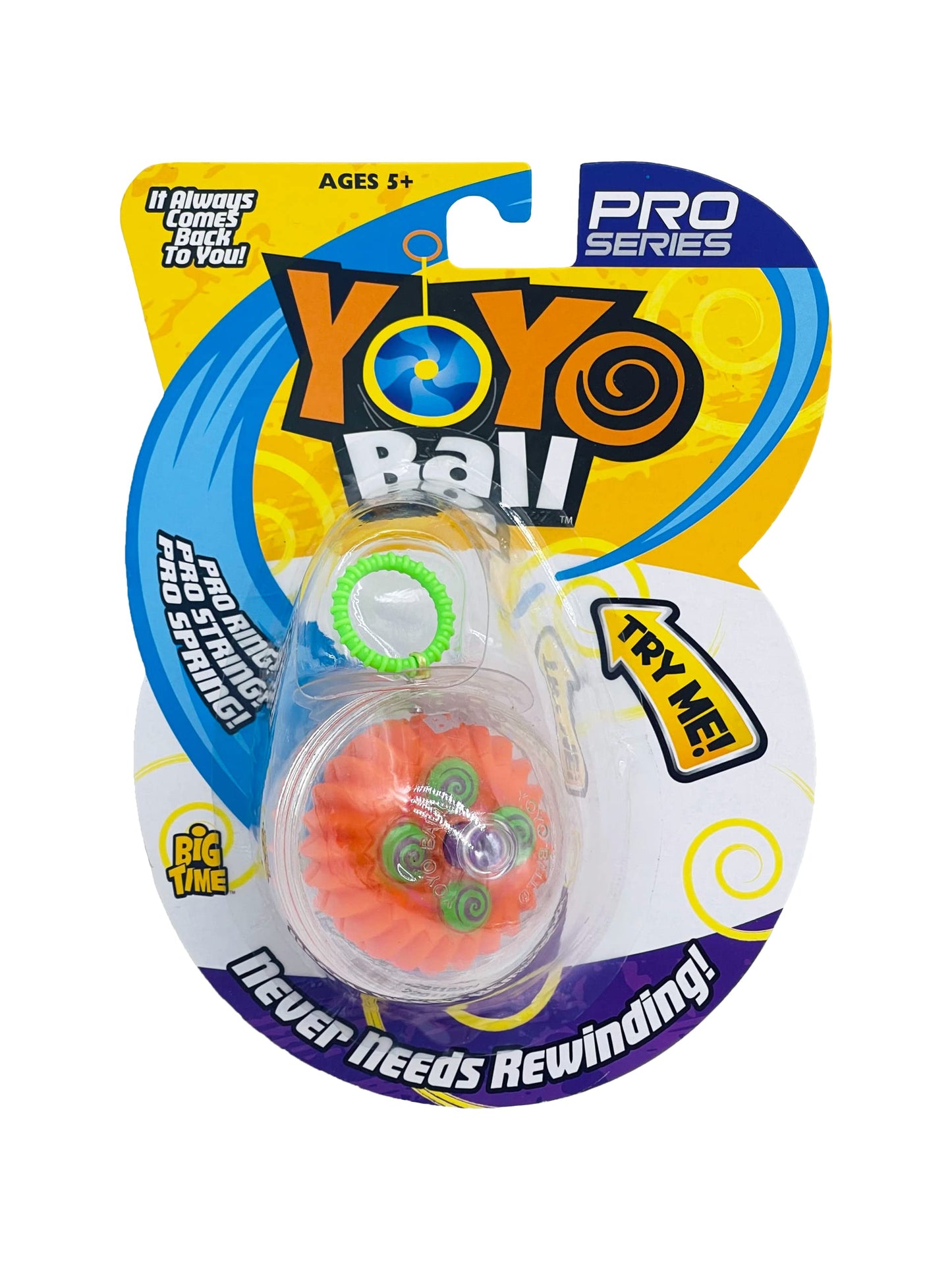 Paquete de 5 YoYo Ball Varios Colores y Patrones Devuelve Automáticamente