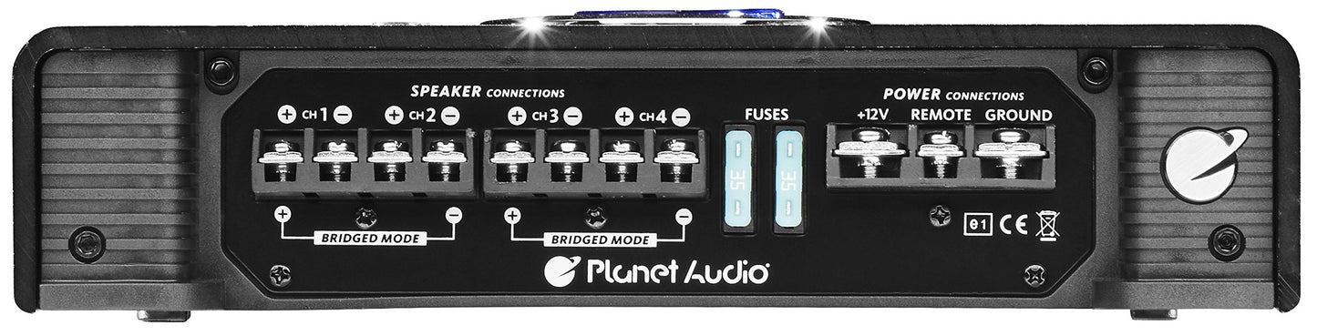 Amplificador de Clase A/B 2400-Watt 4 Canales Planet Audio Anarchy