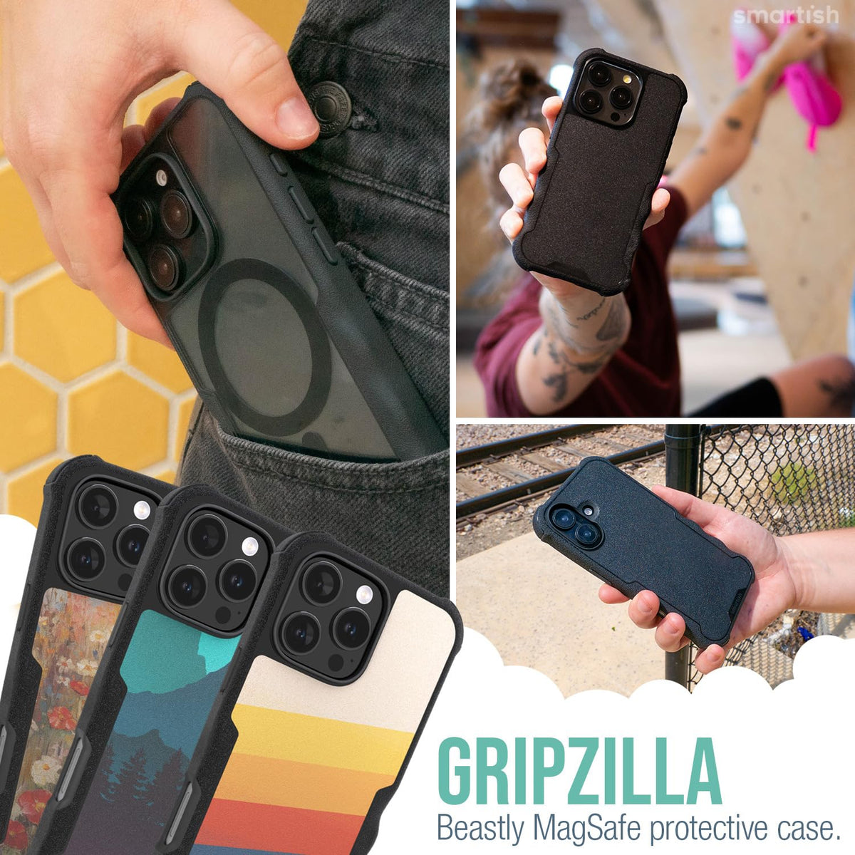 Carcasa Smartish Gripzilla iPhone 16 Pro MAX Armadura