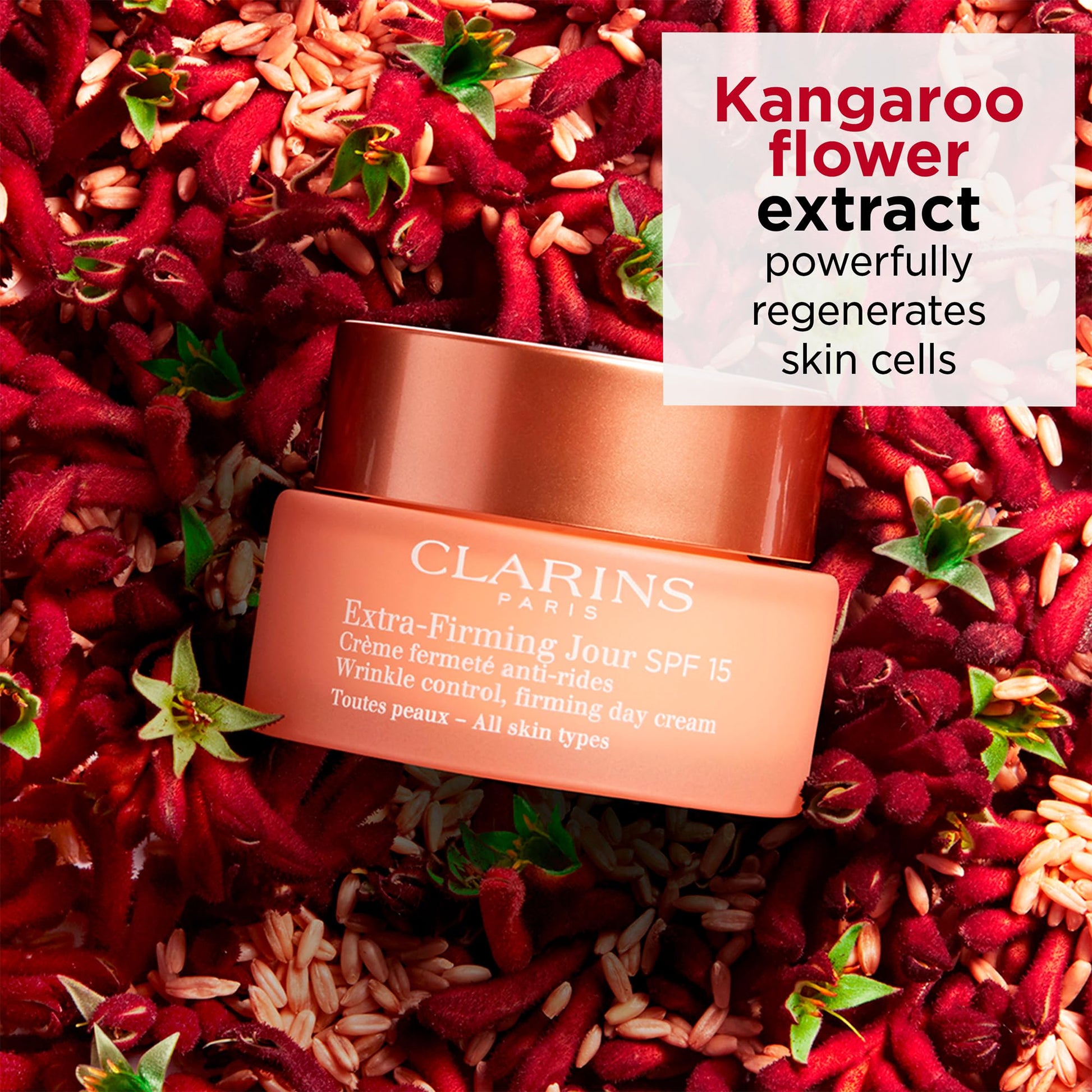 Clarins Extra Firming Day Cream SPF 15 for Unisex Cream 1.7 oz