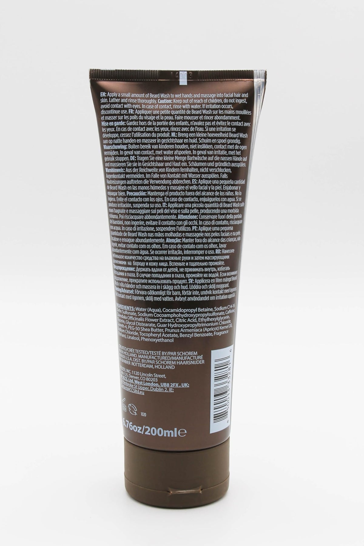 Reuzel Clean and Fresh Limpiador para Barba - Aroma Suave, cítrico y mentolado - Lava y acondiciona - Remueve Suavemente residuos - Hidrata - No obstruye los poros - Fórmula Vegana - 200 ml