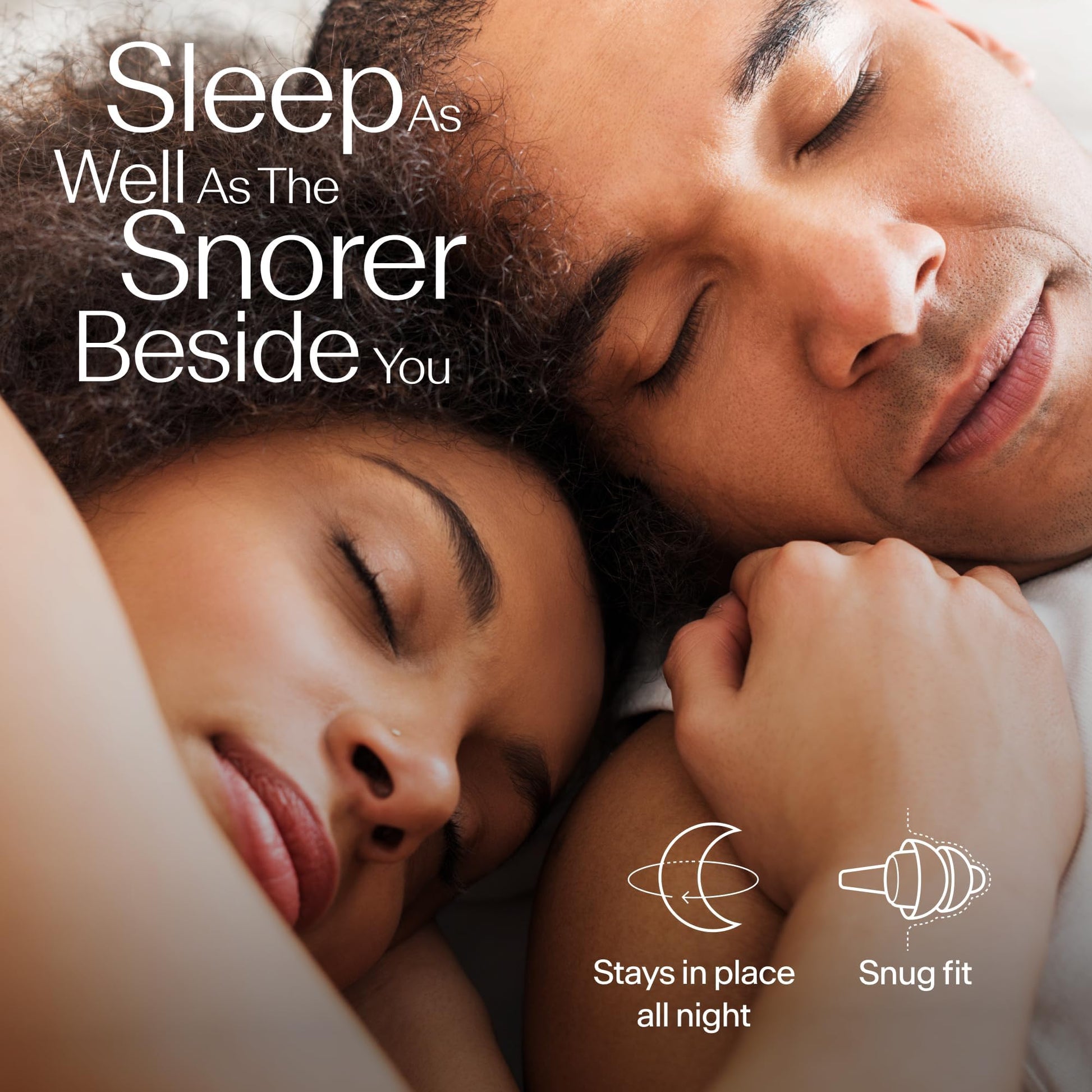 Alpine SleepDeep Tapones de Oídos para Dormir. Tapones de Dormir Ovalados 3D con Gel Supresor de Ruido. Filtros Suaves para Dormir de Lado. Reducen el Sonido de los Ronquidos. 2 Par Reutilizable