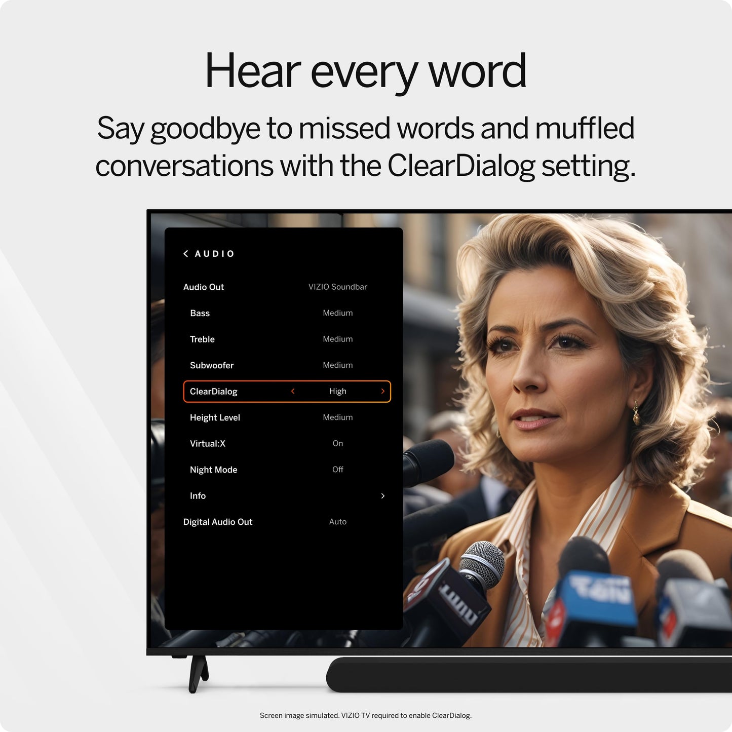 VIZIO 5.1 Soundbar SE, subwoofer inalámbrico, Sonido Envolvente con Dolby Atmos y DTS:X, Altavoz Bluetooth, Compatible con QuickFit™ - SV510X-08 (Nuevo, Modelo 2024)