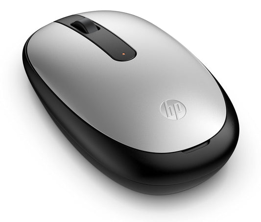 HP Mouse Inalámbrico 240, Conectividad de 10 mts, 2.4 GHz, Windows/MAC OS, Plata (43N04AA)