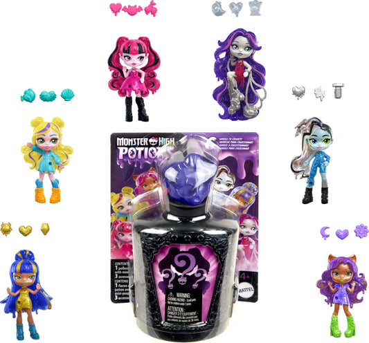 Muñeca Monster High Surtido Sorpresa Pociones Monstruosas para Niñas