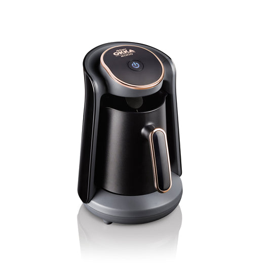 Cafetera Automática Arzum Okka Minio Negro Dorado 120V 127V Para Café Turco Griego