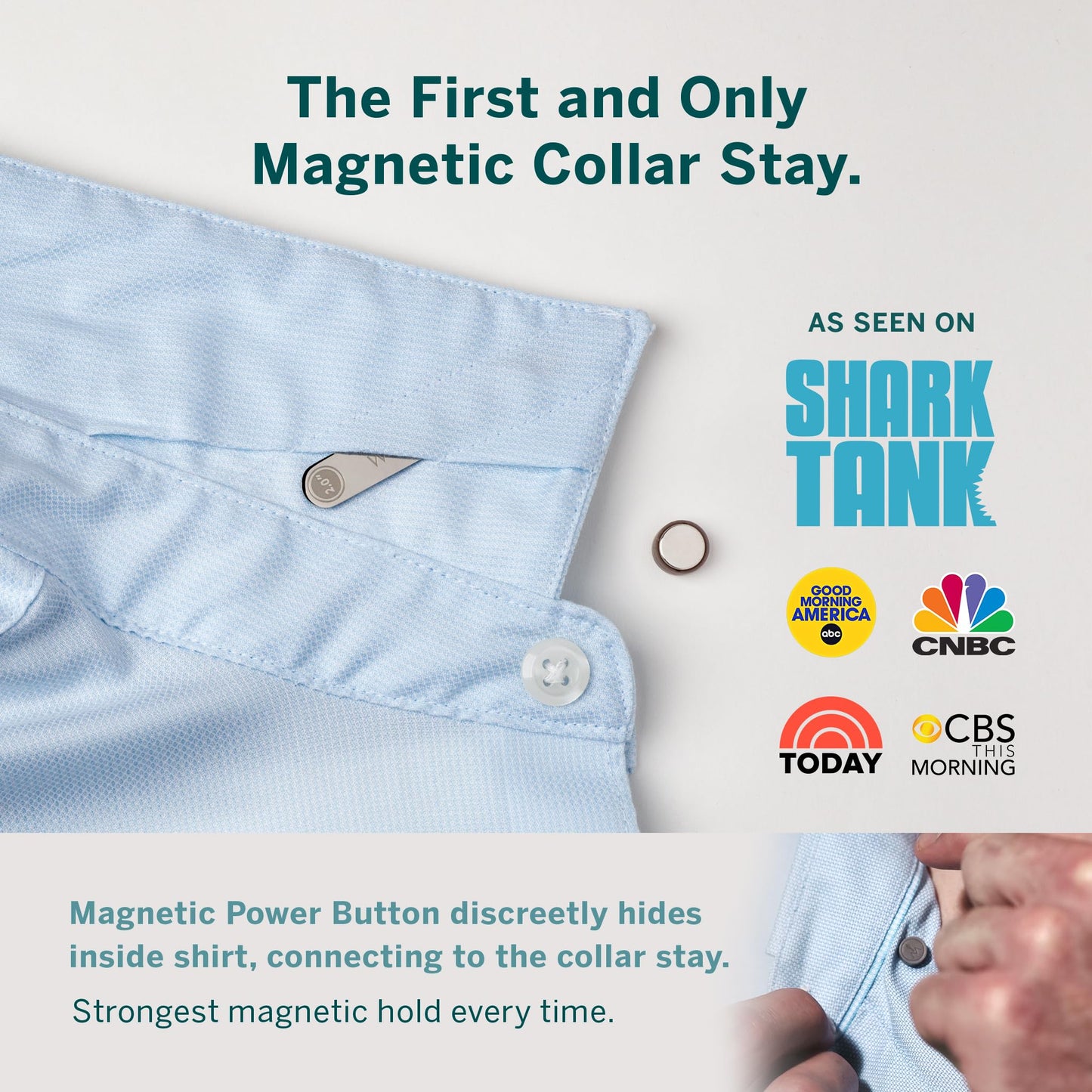 Collar Magnético Würkin Stiffs Blanco 2.75" 3 Pares