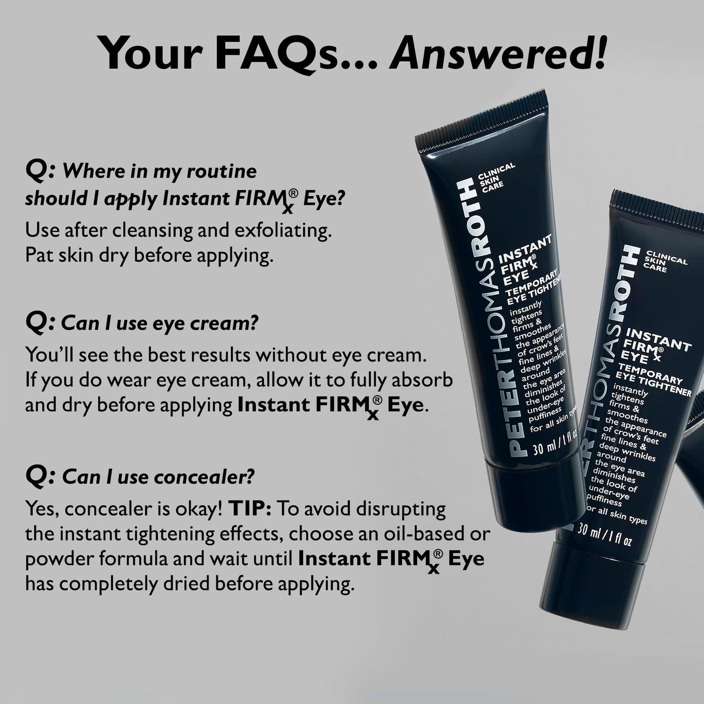 Crema Estiradora de Ojos Peter Thomas Roth Instant Firmx 1 Onza Unisex