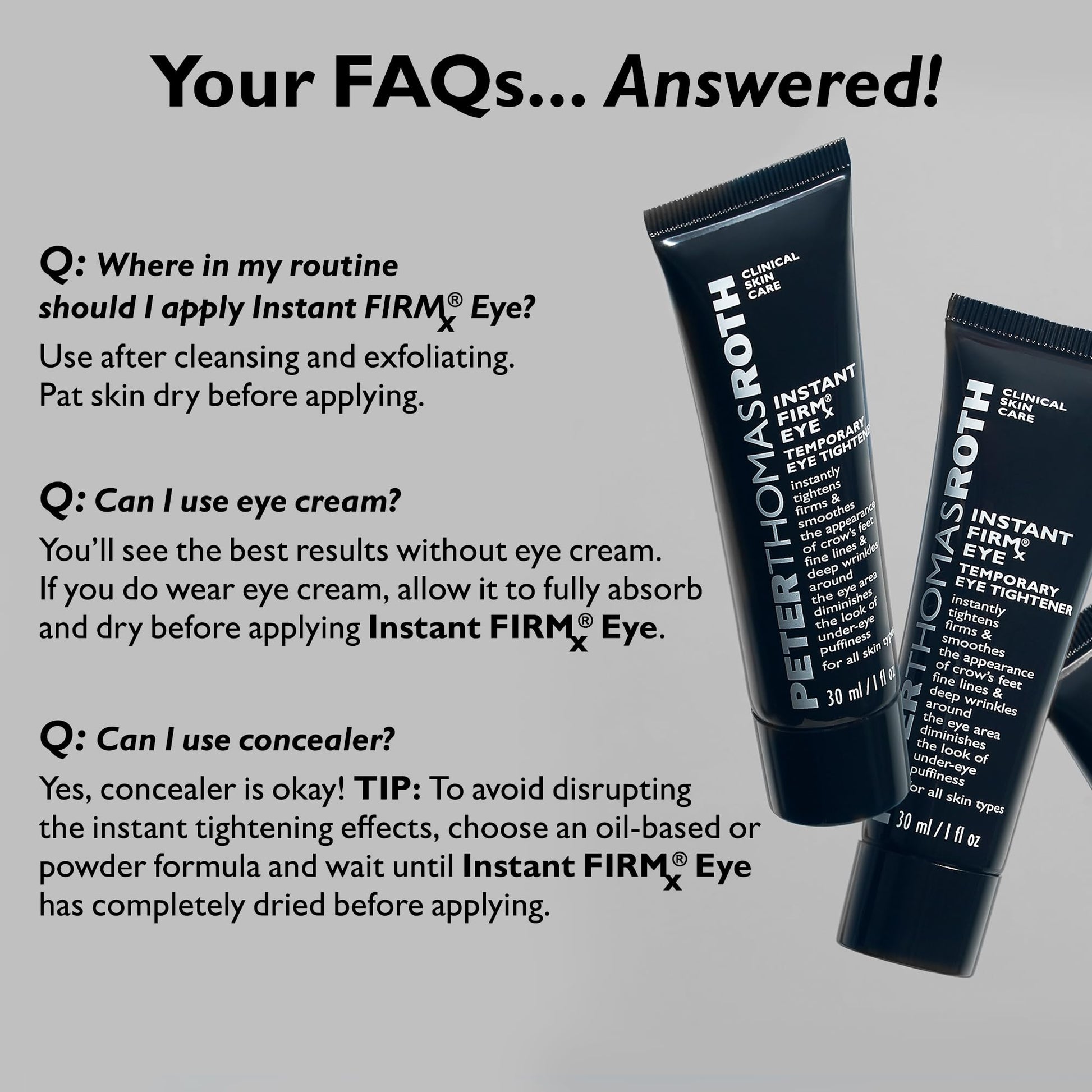 Crema Estiradora de Ojos Peter Thomas Roth Instant Firmx 1 Onza Unisex