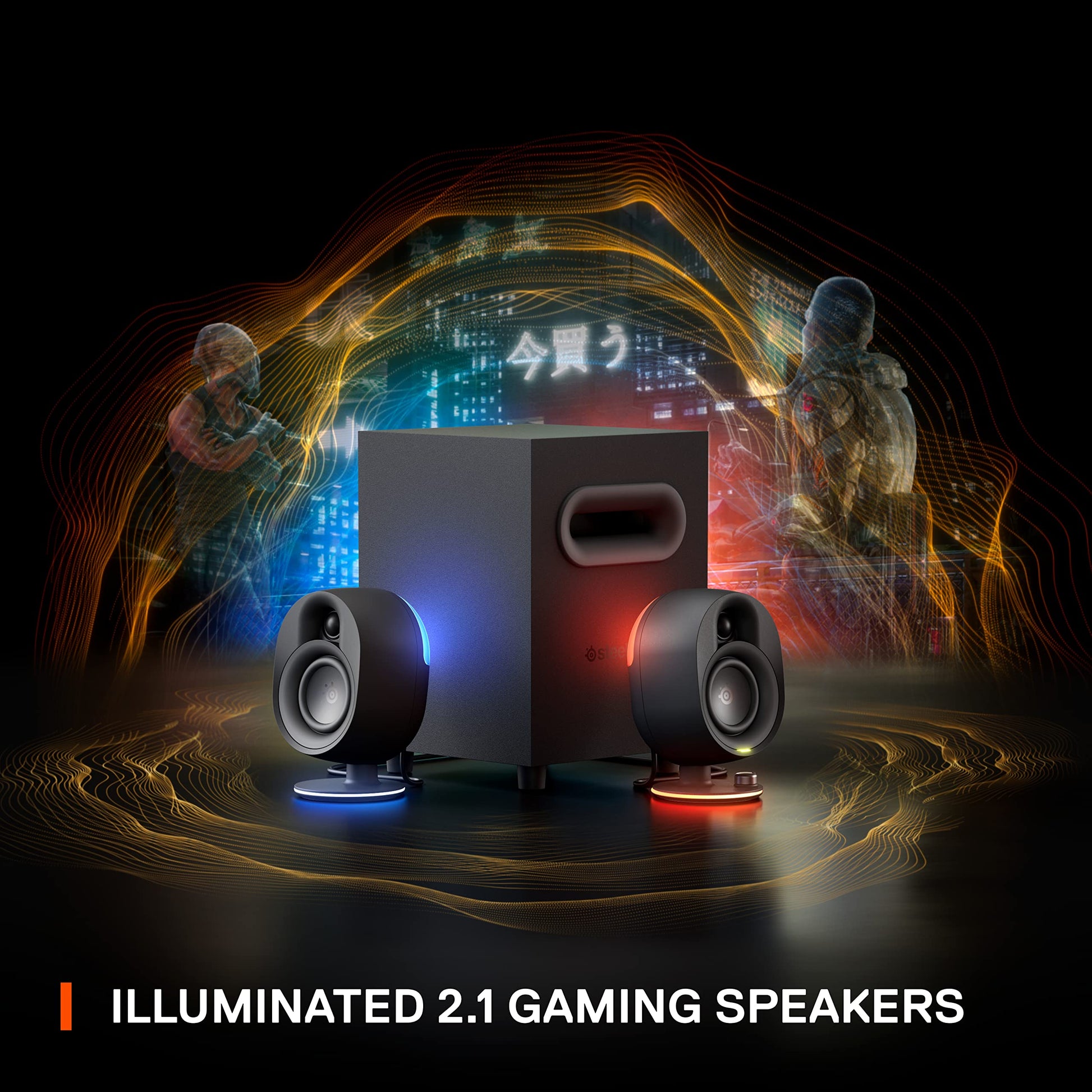 SteelSeries Arena 7 Altavoces para Juegos de computadora (Reacondicionado)