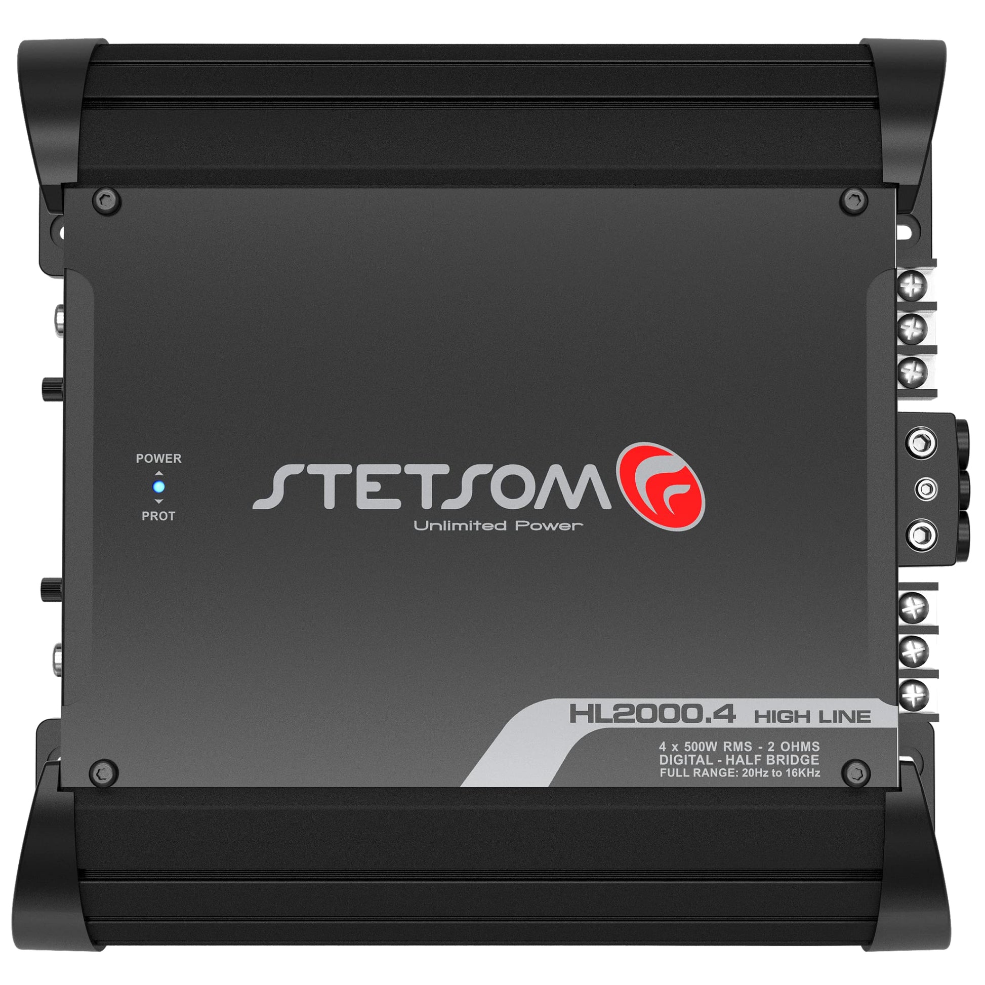 Amplificador de Audio Stetsom Negro Multicanal para Coche