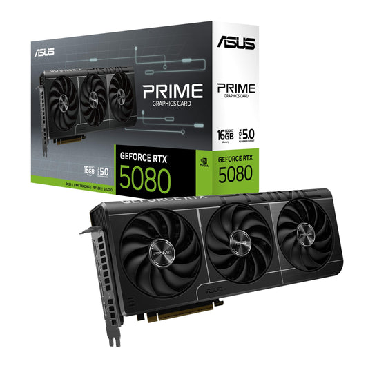 Tarjeta Gráfica ASUS Prime GeForce RTX 5080 SFF-Ready Diseño 2,5