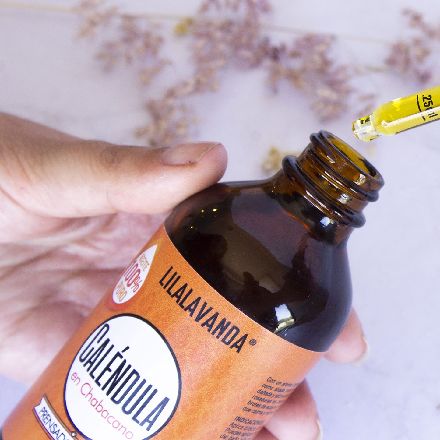 Aceite Facial de Caléndula Orgánico - Nutre y Protege tu Piel - Envío Gratis - Producto Natural para Belleza y Cuidado Personal